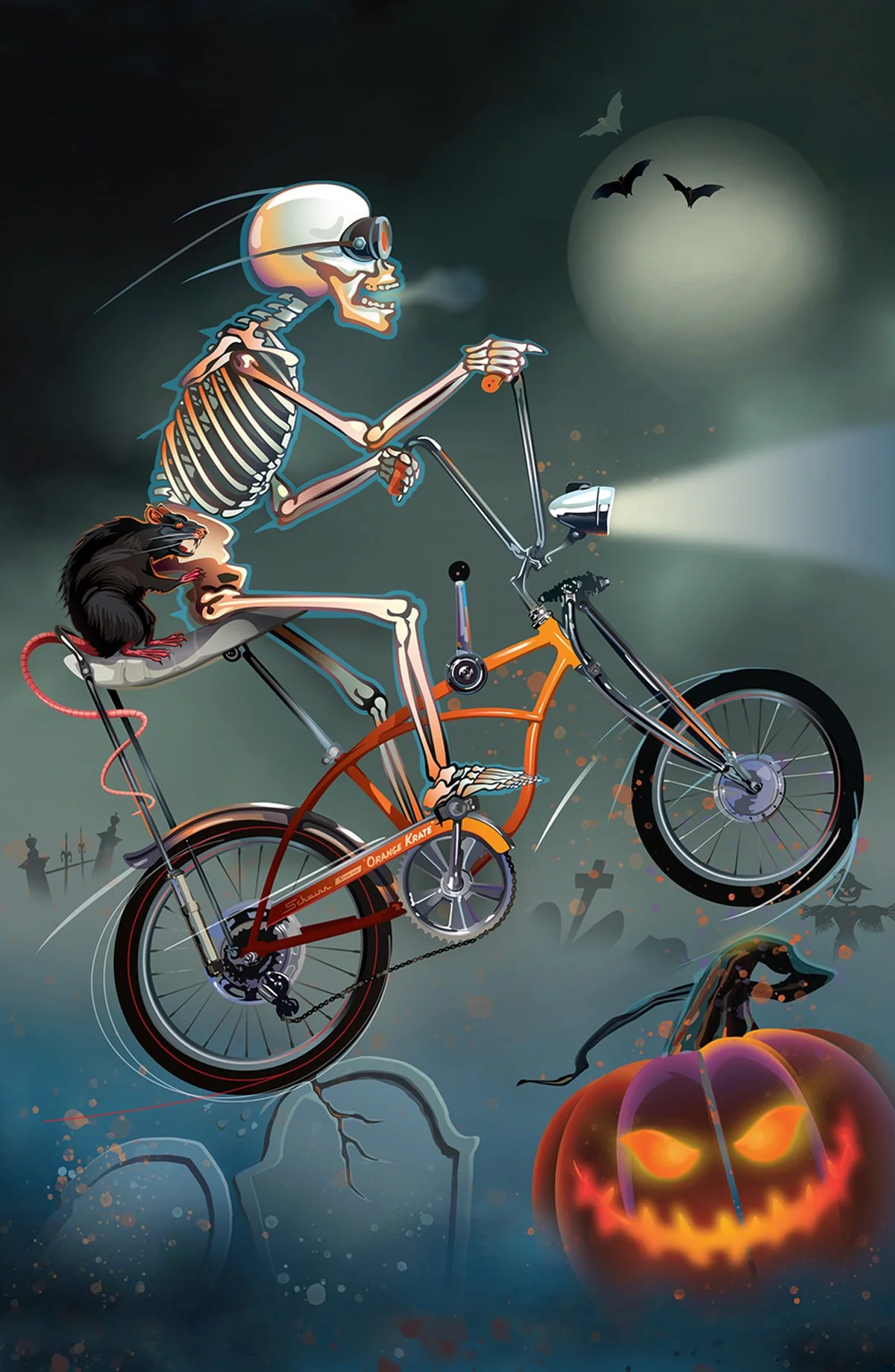 Orange Krate Bone Rider