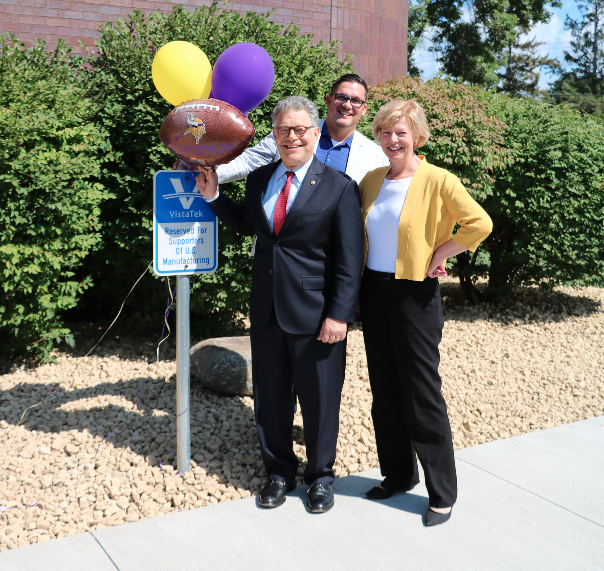 Fun visit with Senators Franklin and Baldwin