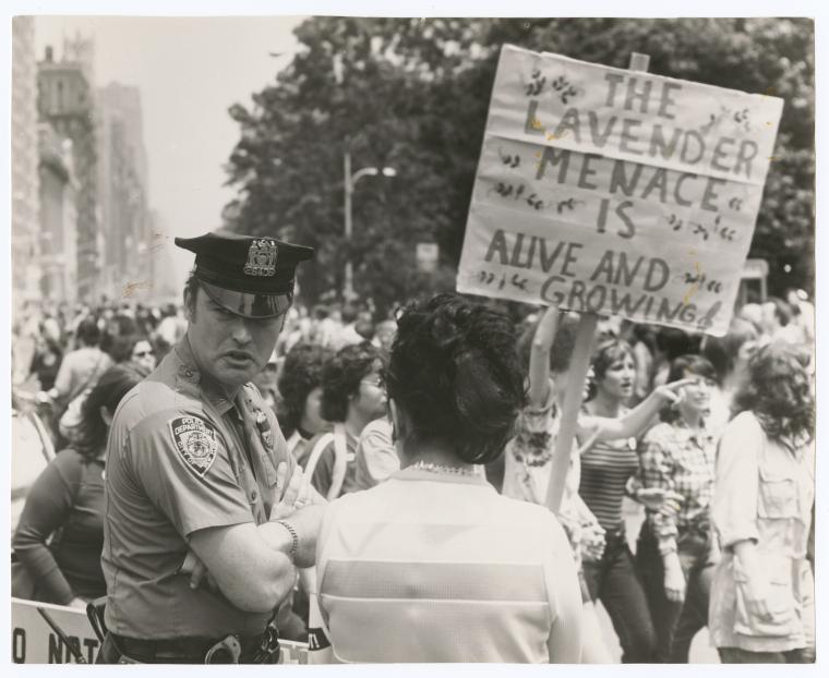  Women's Liberation Rally, Rittenhouse Square, Philadelphia, circa 1972. Image courtesy the New York Public Library Digital Archives and Manuscripts. The reuse of this image has been permitted by the library's efforts to release more of its collectio