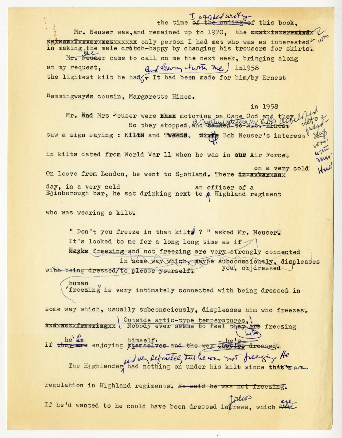  Hawes, Elizabeth. Unpublished manuscript draft entitled "Me &amp; Skirts &amp; Men. Undated.&nbsp;Elizabeth Hawes Papers,&nbsp;box 3, folder 8.&nbsp;FIT Special Collections and College Archive, Fashion Institute of Technology, New York, NY. &nbsp;Im