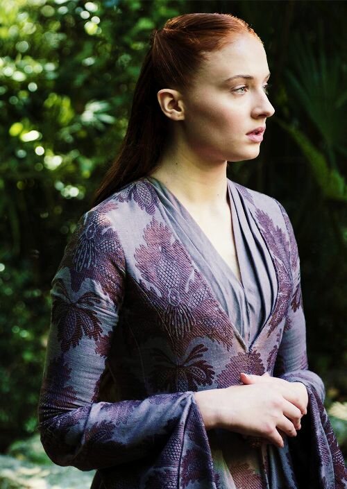  A purple dress Sansa is regularly seen wearing throughout the series. 