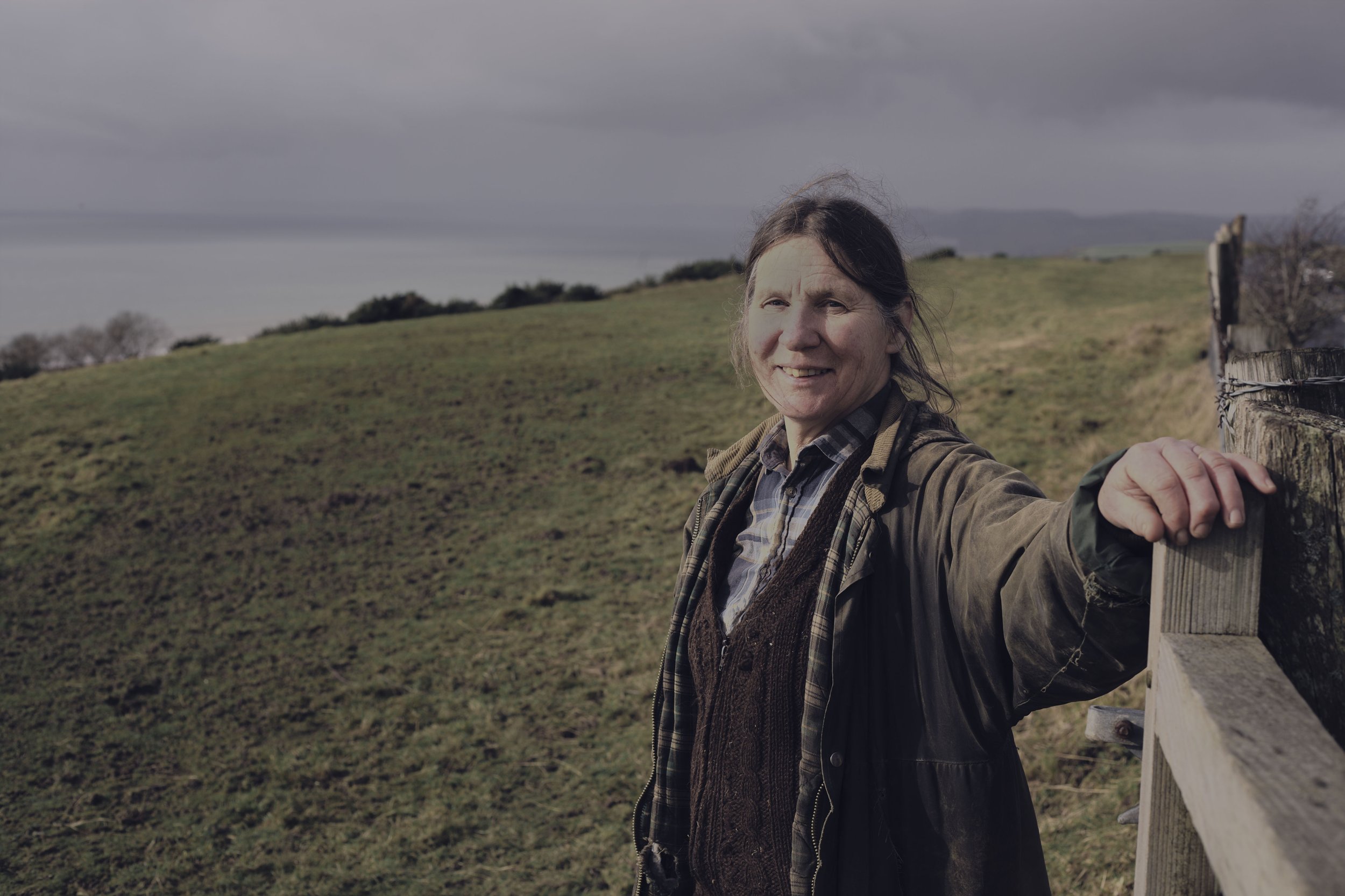  Second-generation farmer Ellen and her family produce grass-fed organic beef and lamb, free-range eggs from pastured chickens, grains and stoneground flours, as well as yarns and sheepskins from their mixed flock of sheep. 