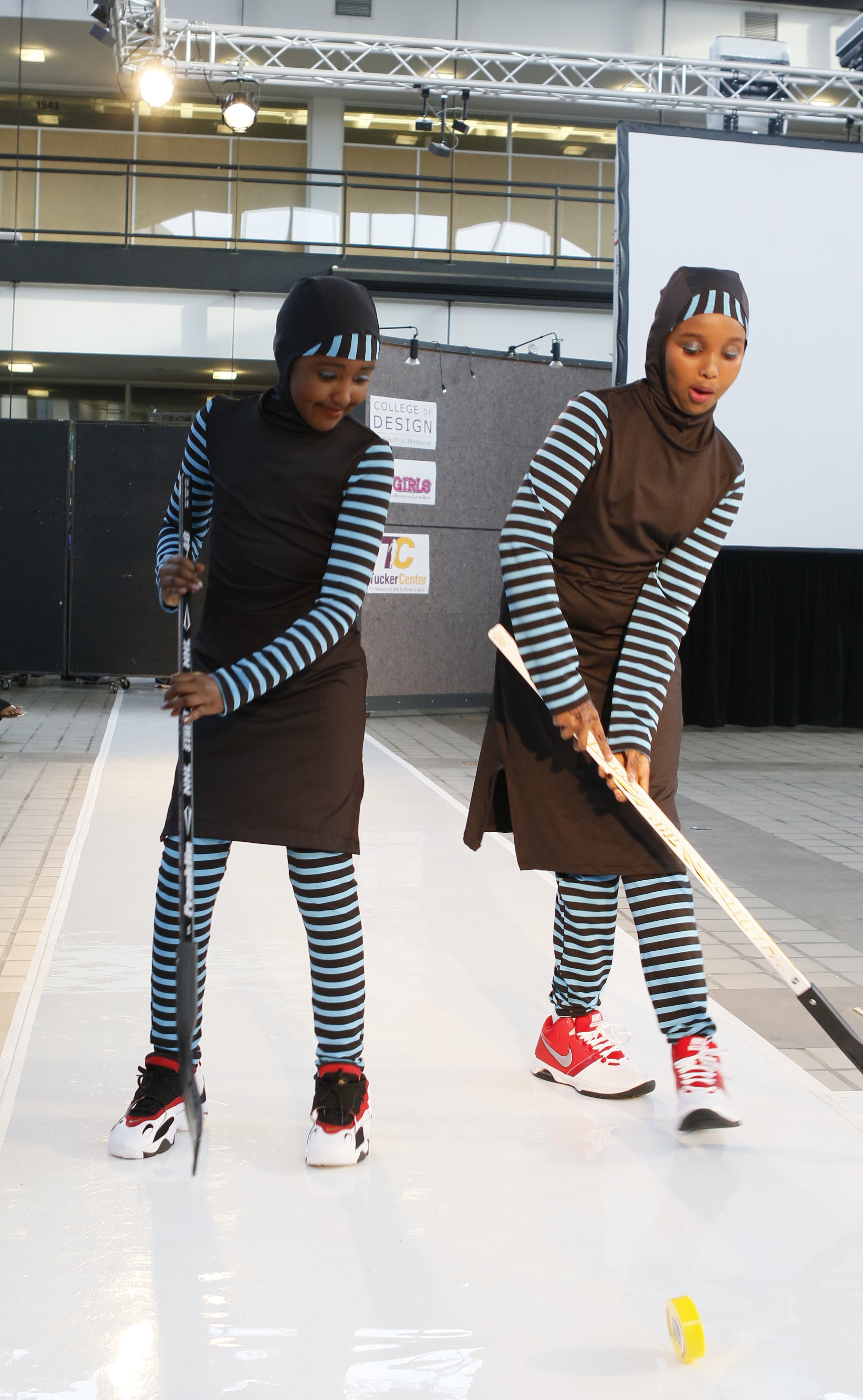  "Let's Play Hockey!" on the Fashion Show Runway 