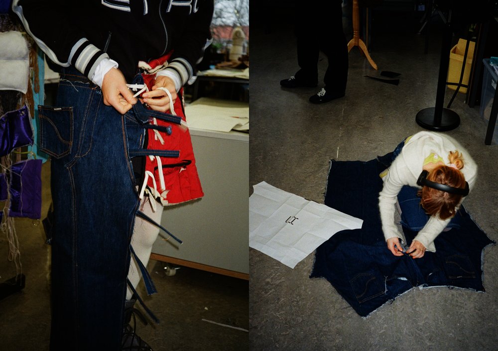  JOIN Collective Clothes workshop in collaboration with BA Fashion Design, Gerrit Rietveld Academie, Amsterdam, NL (2022). Photography Anouk Beckers.  