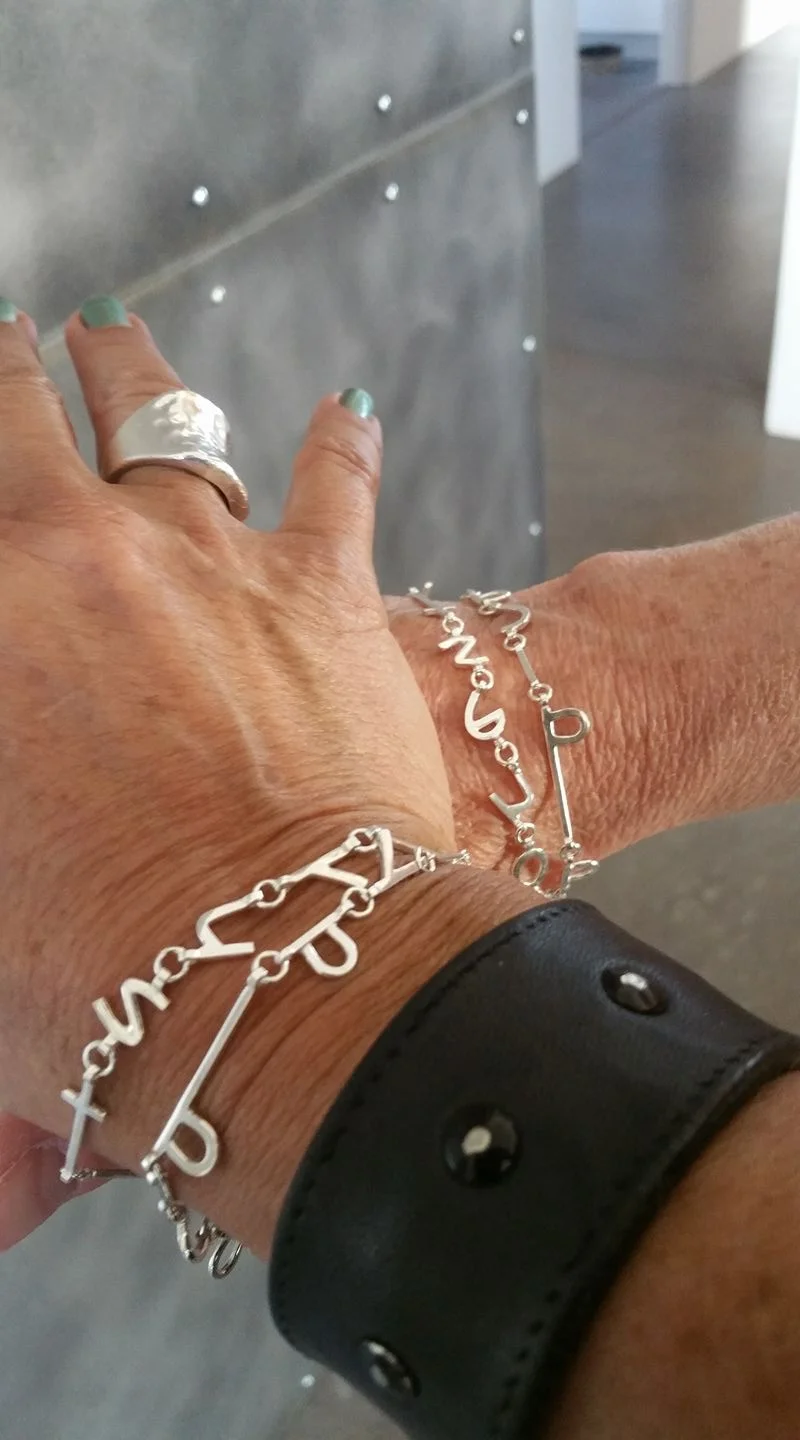 custom - poetry into bracelets!