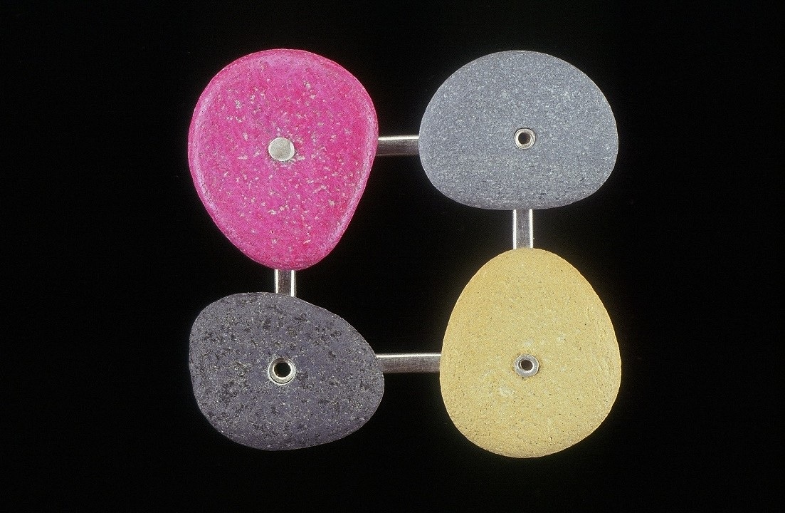  circles in a square/pink yellow  price upon request 