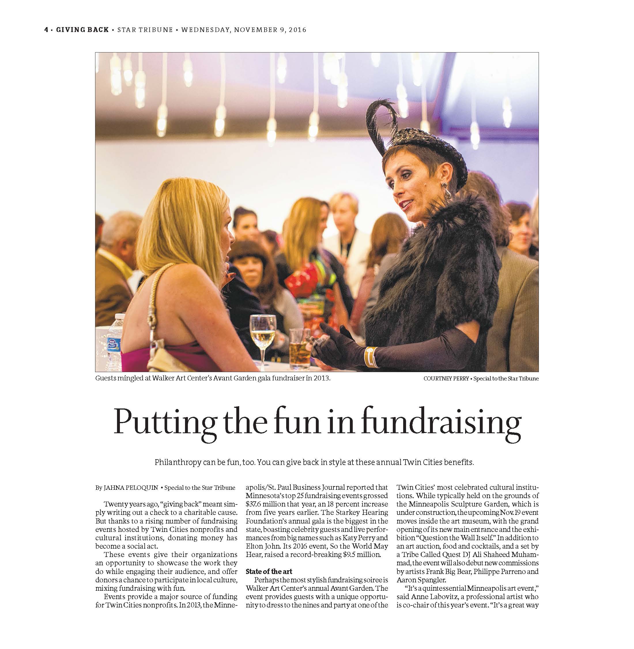 "Giving in Style"