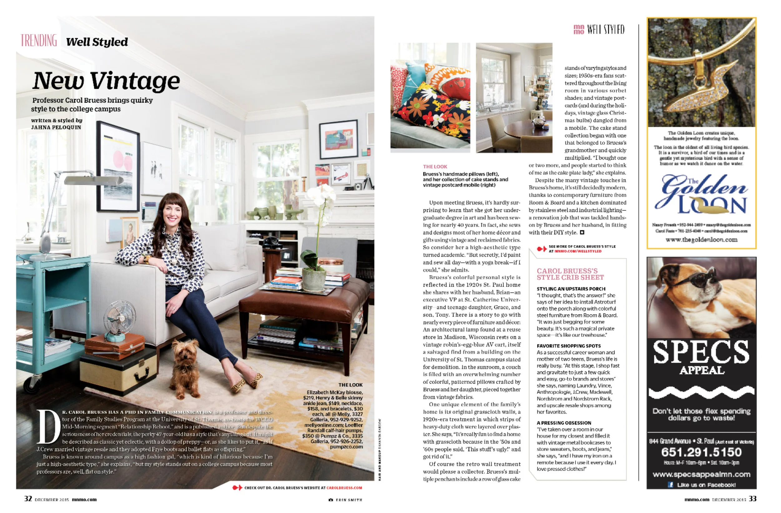 Style Profile: Carol Bruess