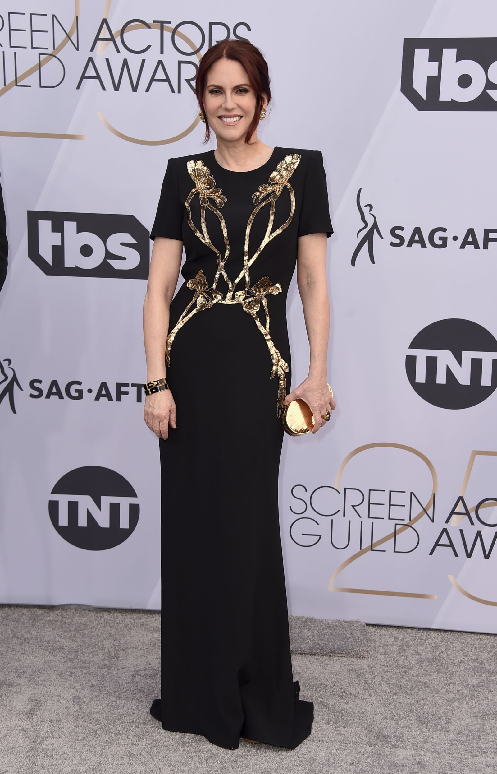 Megan Mullally in Alexander McQueen
