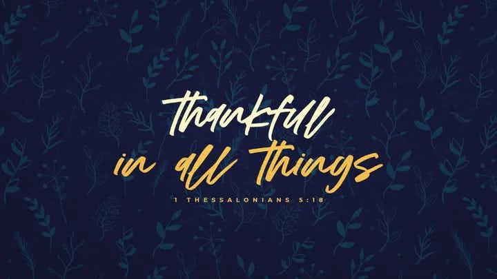 Thanksgiving Message by Pastor Philip Wyns