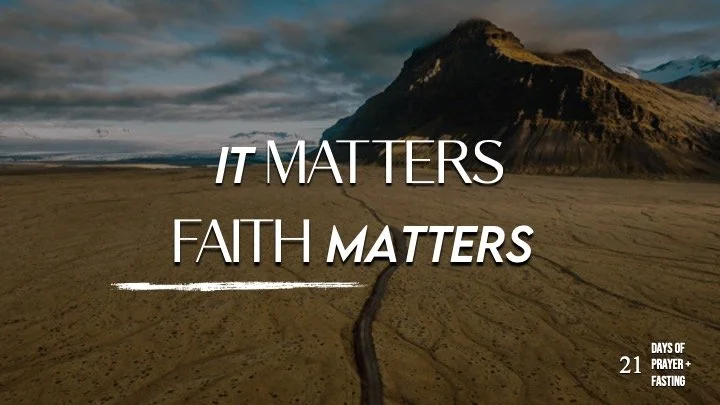 "Faith Matters" with Pastor Steve Fleming