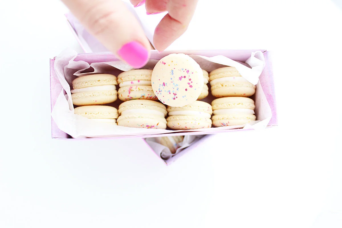 Natural Color Macarons 1 Dozen Minimum