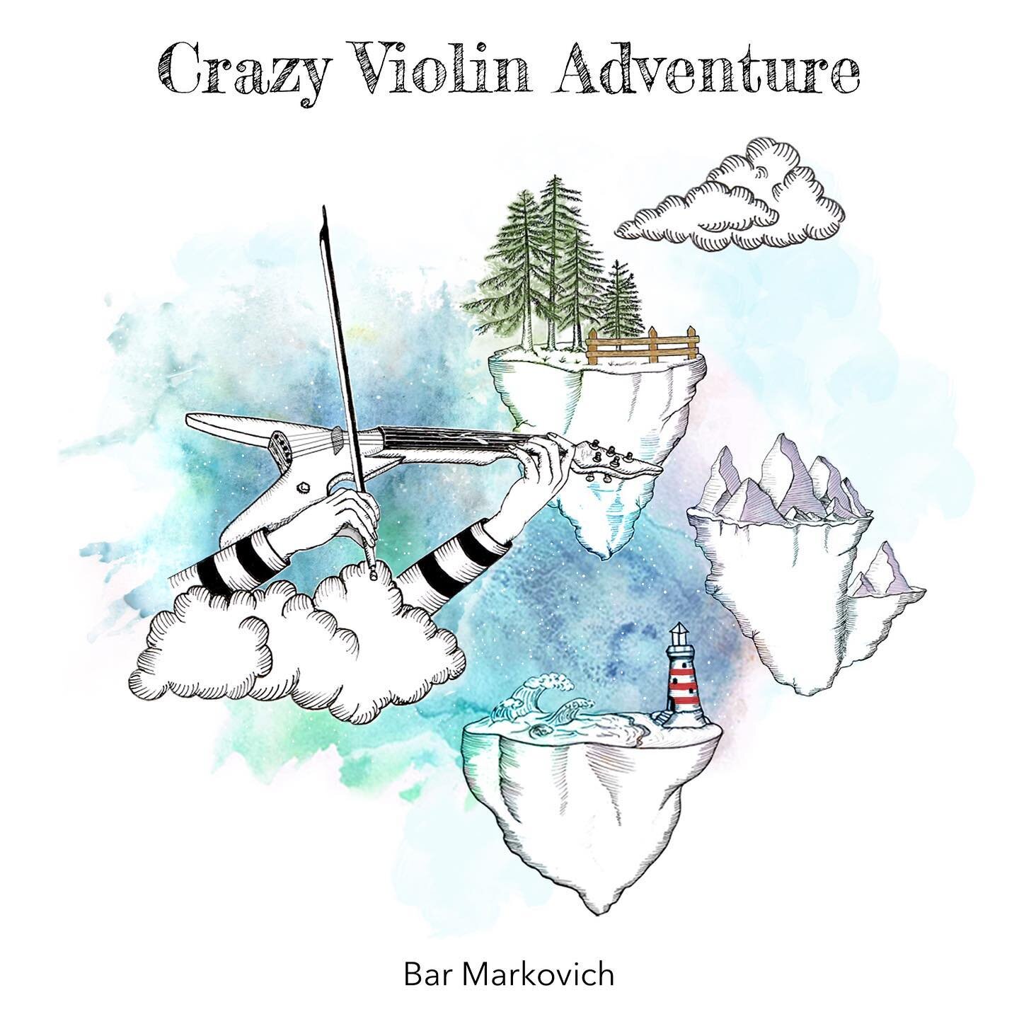 So excited for the official release of my single &ldquo;Crazy Violin Adventure&rdquo; this coming Friday! Comment YES if you&rsquo;re excited too ☺️🎻
.
I&rsquo;m also very excited to share with you the gorgeous artwork of it, made by the talented @m