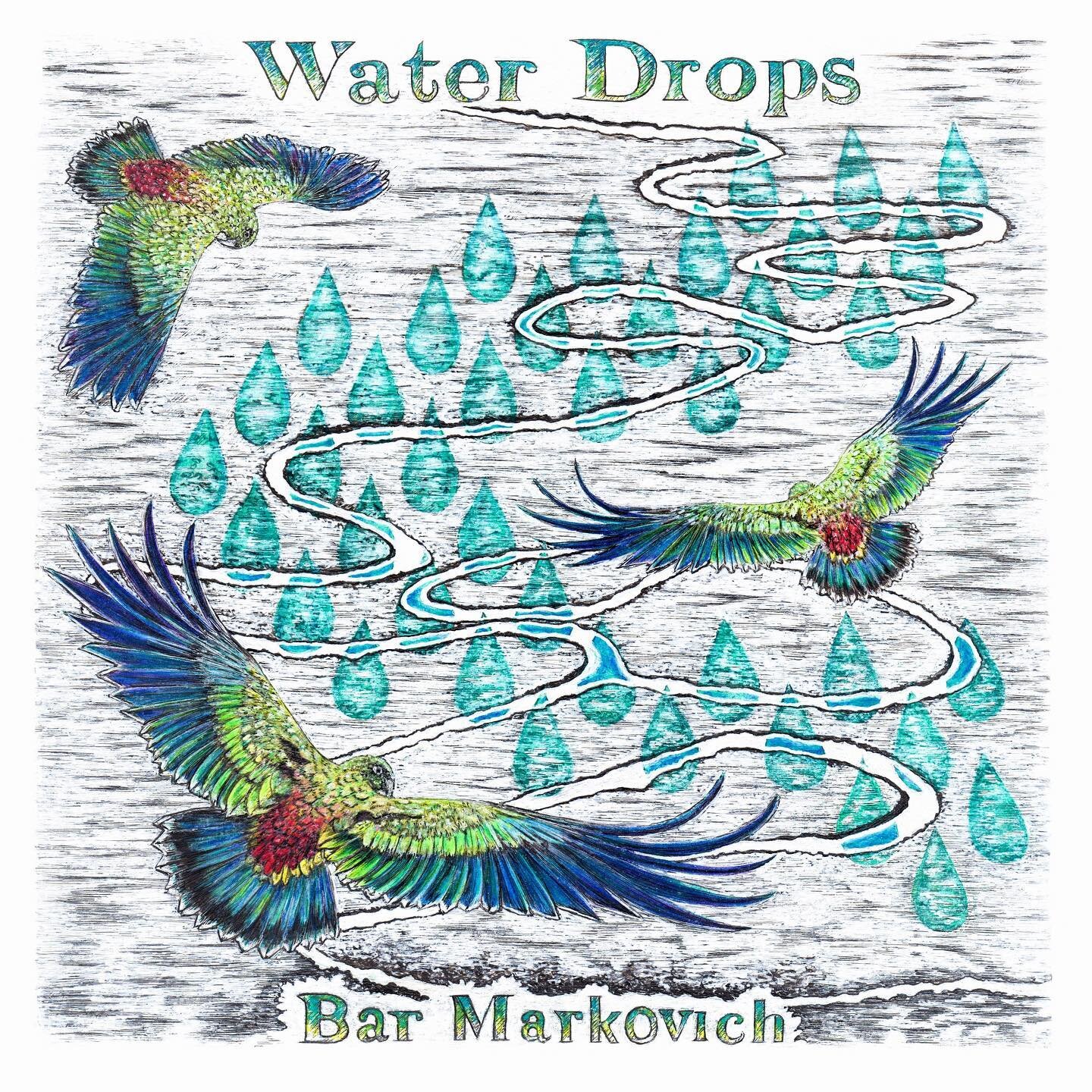 My new single &ldquo;Water Drops&rdquo; is OUT now and available on all the major music platforms in the world!
Link in my BIO.
💿💦🎵🌍
.
Few words about the single&rsquo;s artwork by the artist behind it - Jan Hill, aka @sketchesfromatinypencil :

