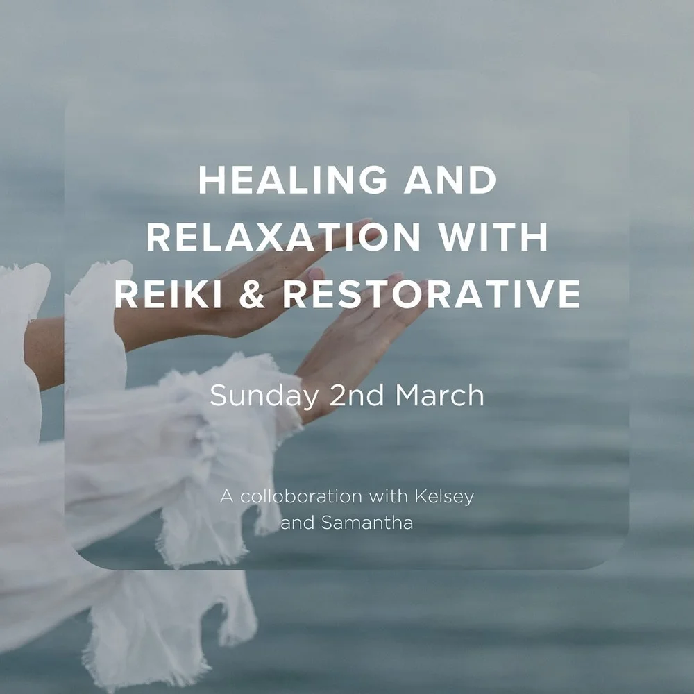 Join me and @samanthasamway for the latest event at the beautiful studio @ouryogaspacesydney 
.
Healing and Relaxation with Reiki &amp; Restorative Yoga
.
Sunday, 2 March 245p - 445p
.
Tickets available via link in bio! See you there ✨
