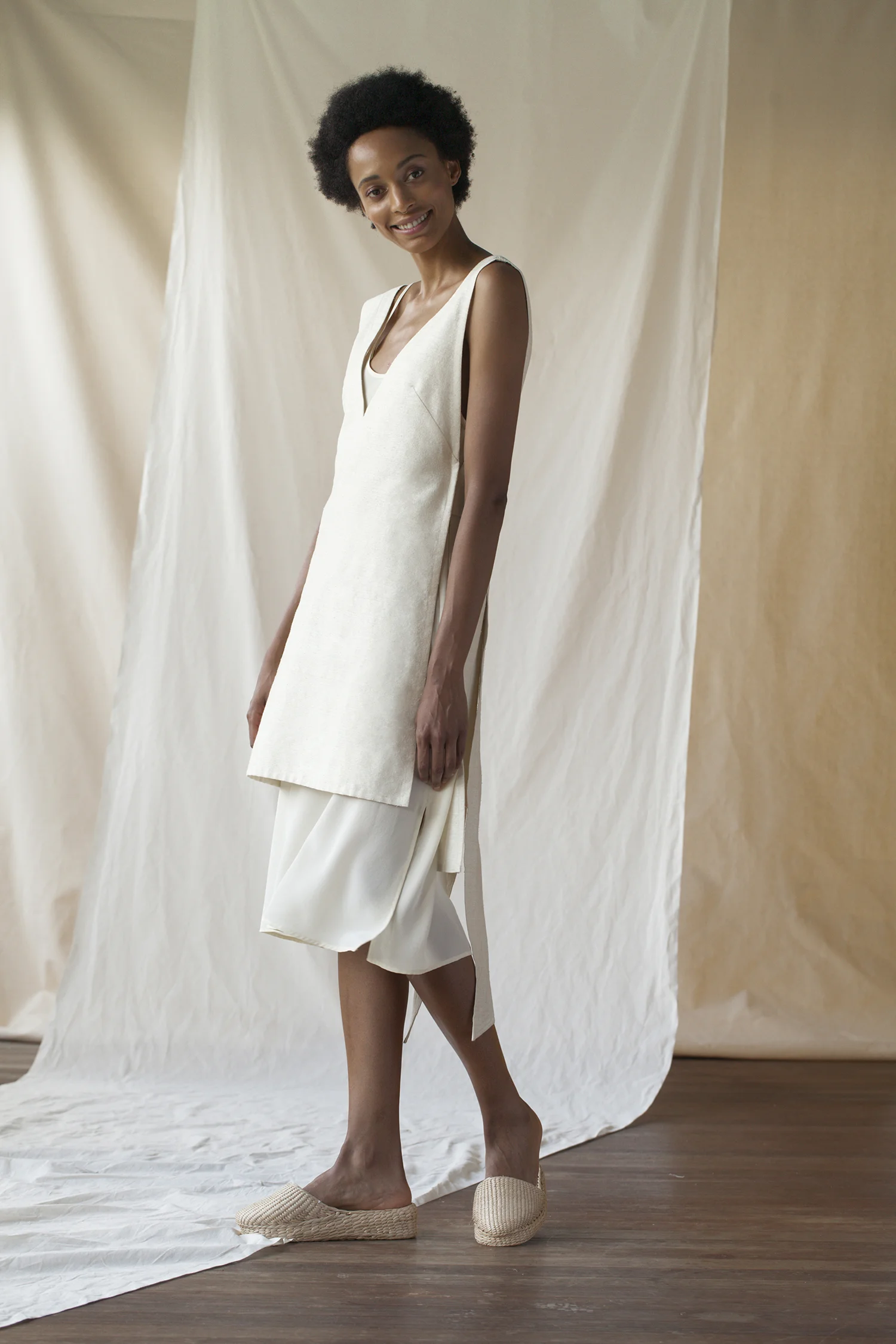 apron dress Apron Dress Pattern by The Assembly Line – Rose Mille main image 0