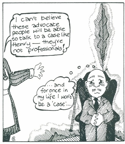 Illustration from Citizen Advocacy, Australia 