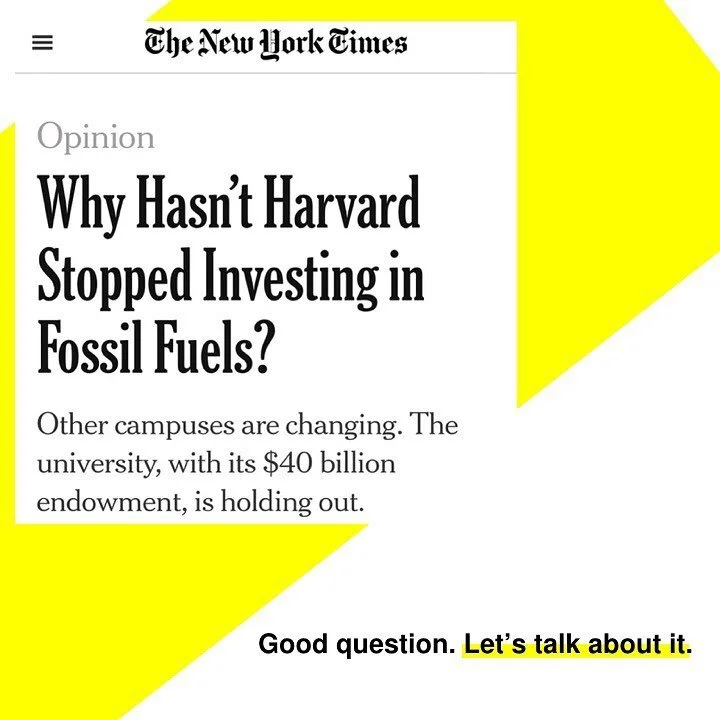 Join us and our Executive Director @johnnyoppermann for a virtual town hall to talk about divesting @Harvard and other large institutions from fossil fuels.  @harvardforward is running candidates for the University's Board of Overseers who support divestment and more inclusive governance.  Let's talk about the power of elections (even at a very local level!) and what you can do in your own community on July 14 at 7 pm ET.  Register for free at harvardforward.org/town-hall (link in bio). We&rsquo;re also joined by @plus1vote&rsquo;s @itssaadamer and @sierraclub&rsquo;s @loren_blackford to lend their insight on the issues.  #DivestHarvard #HarvardForward #Divest #ClimateStrike #ClimateAction