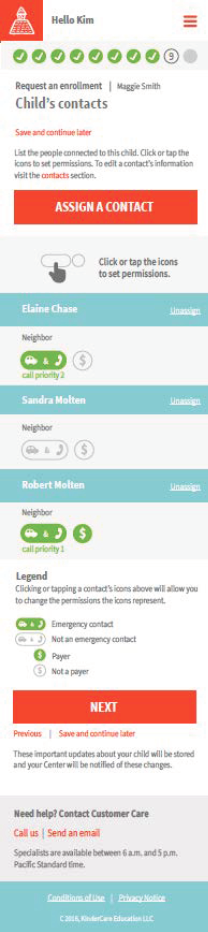 Heavy use of visual cues and iconography reduce the amount of copy needed