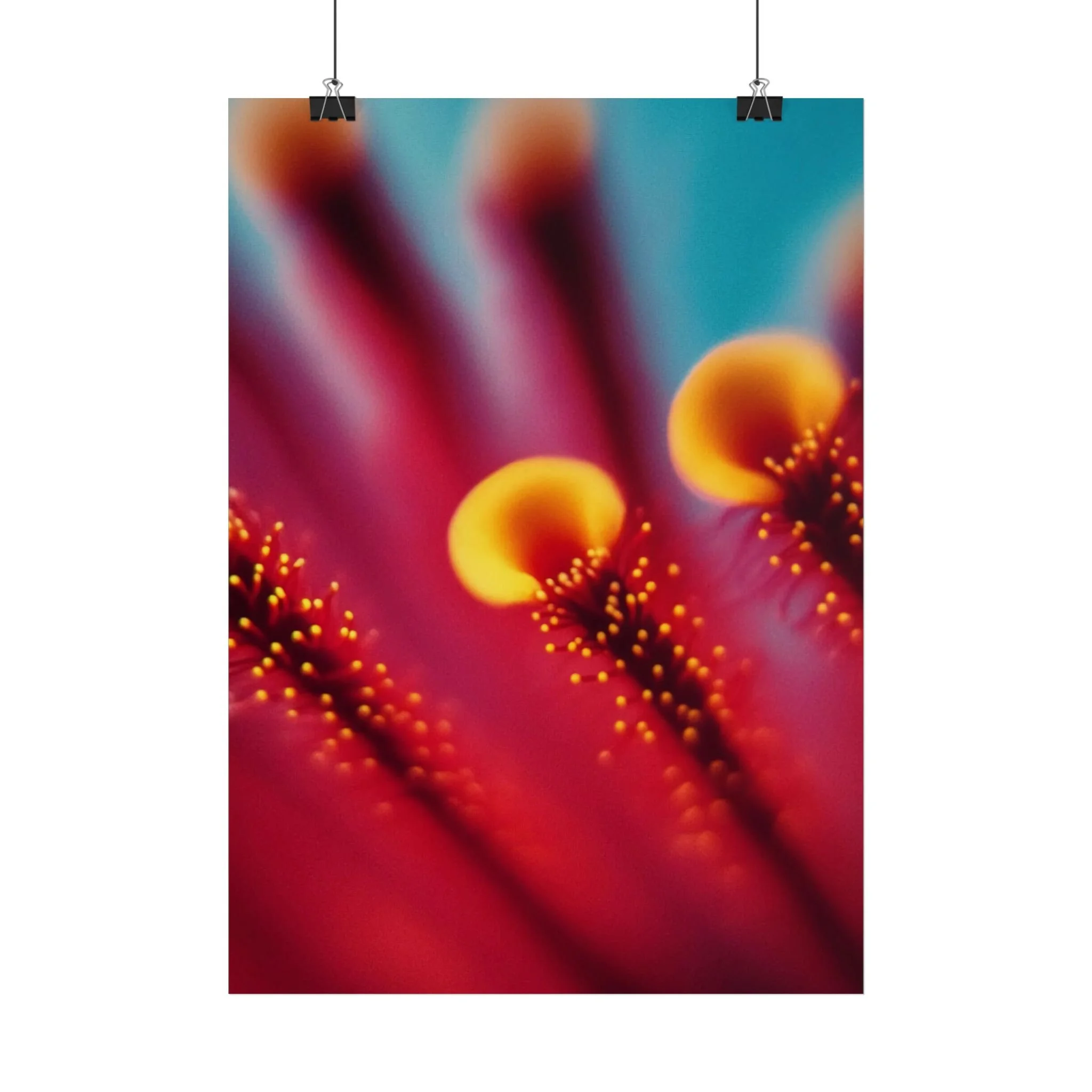Hibiscus Macro Fine Art Poster | Floral Botanical Wall Art