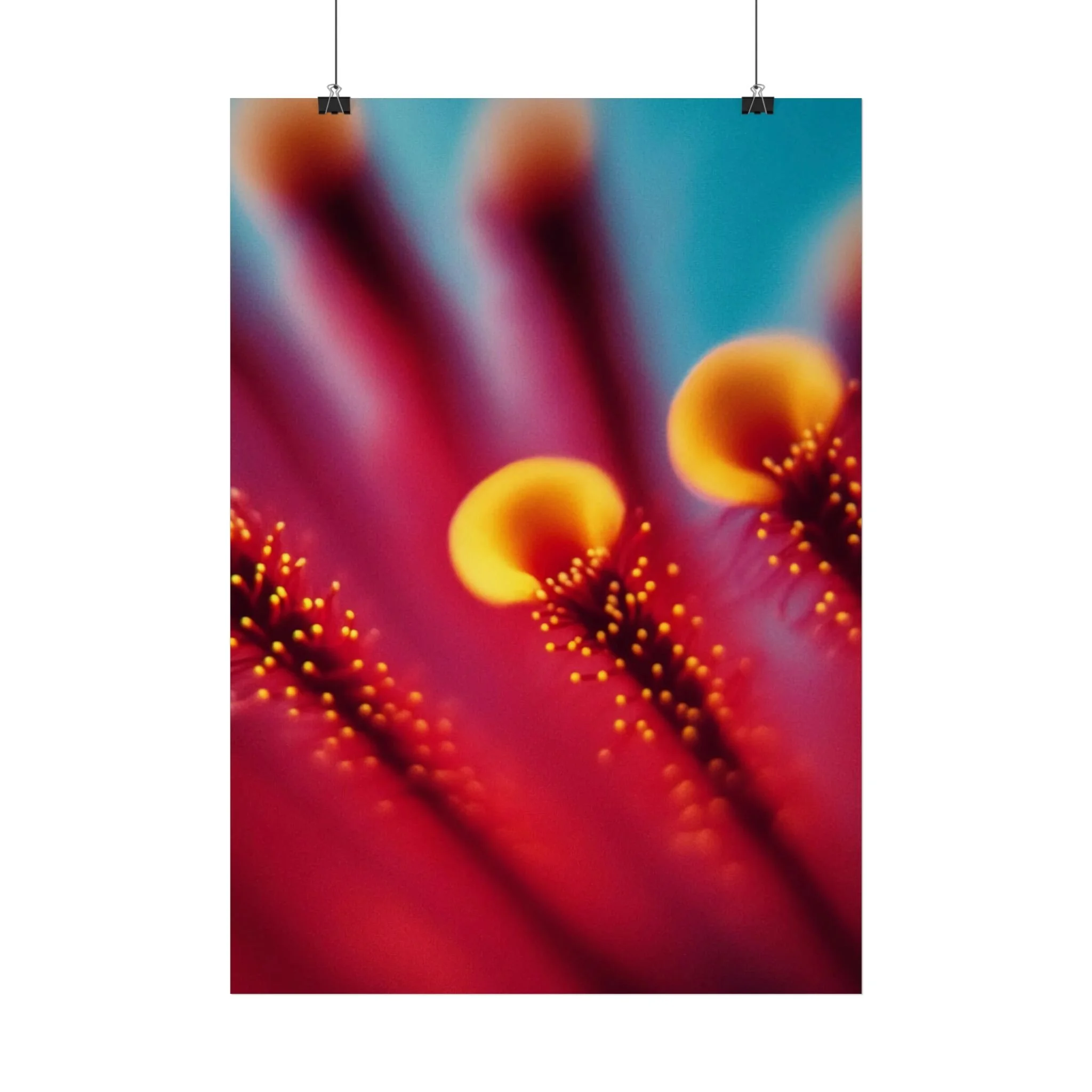 Hibiscus Macro Fine Art Poster | Floral Botanical Wall Art