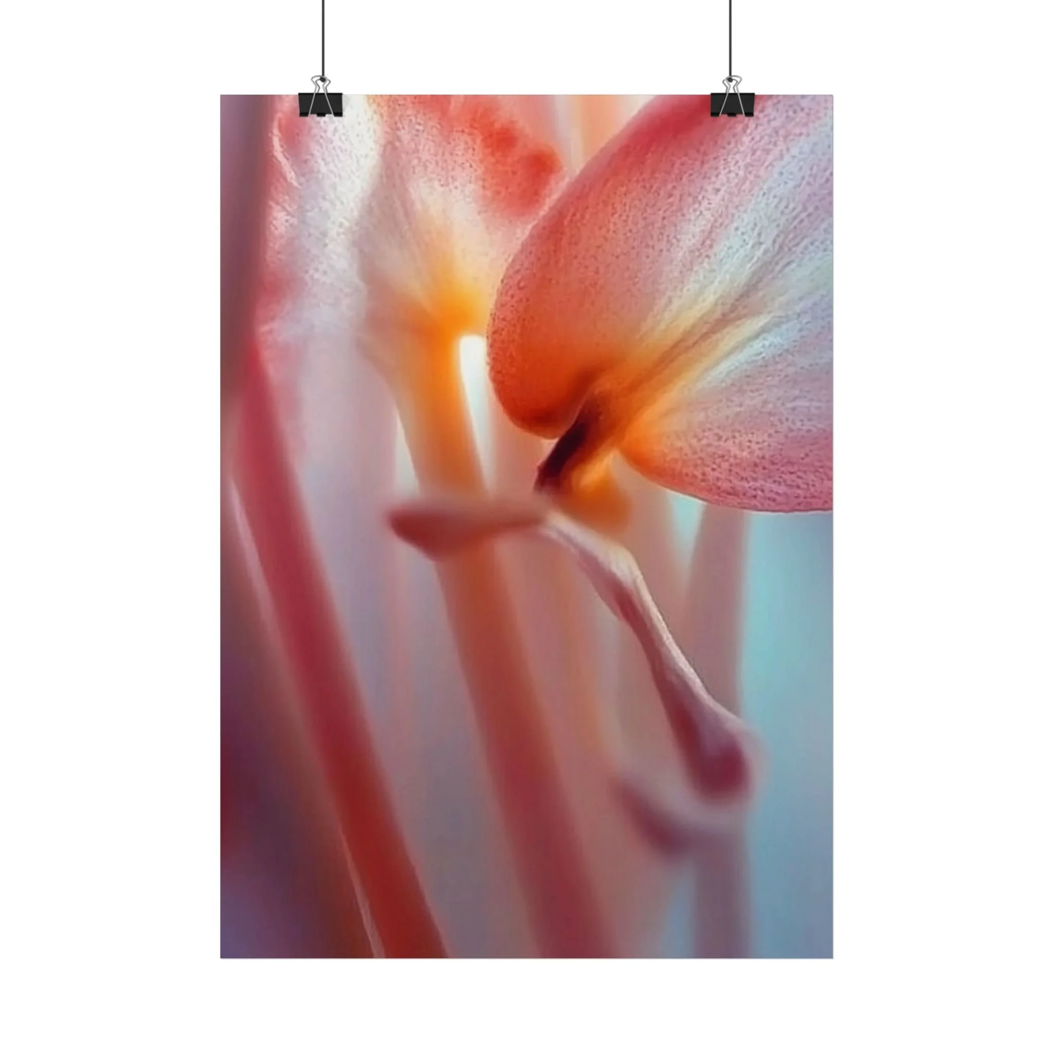 Moth Orchid Fine Art print Poster | Botanical Wall Art, Floral Illustration