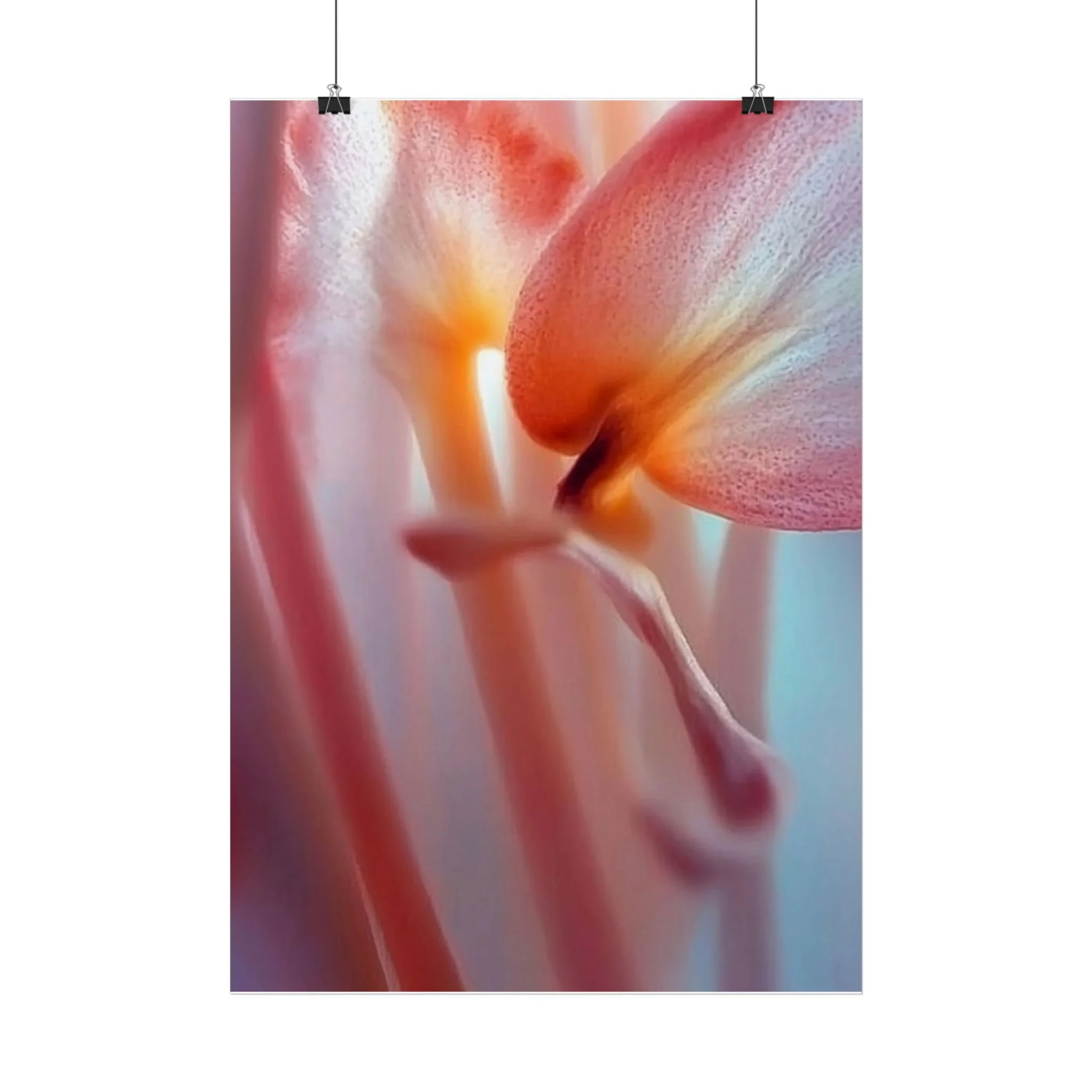 Moth Orchid Fine Art print Poster | Botanical Wall Art, Floral Illustration