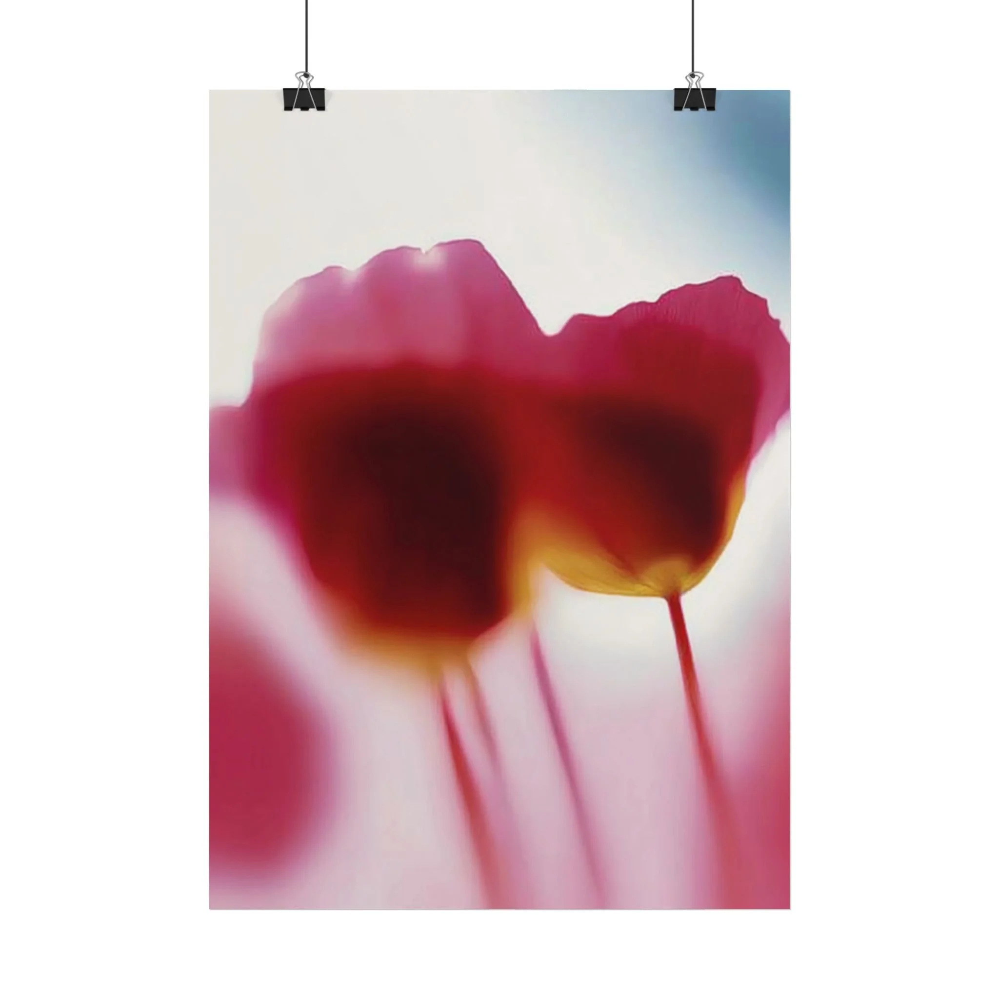 Radiant Harmony Floral Poster | Botanical Wall Art, Modern Minimal Print