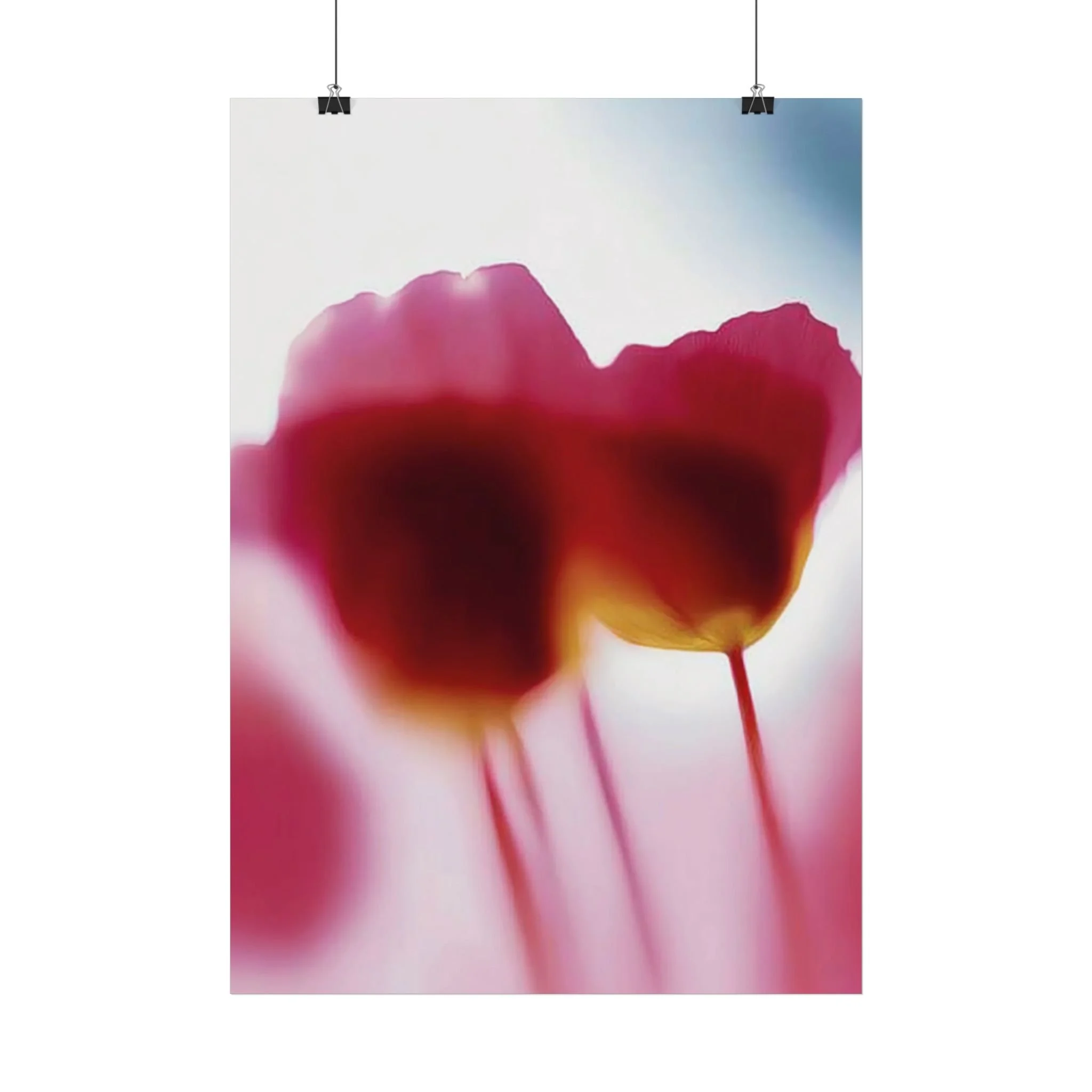 Radiant Harmony Floral Poster | Botanical Wall Art, Modern Minimal Print