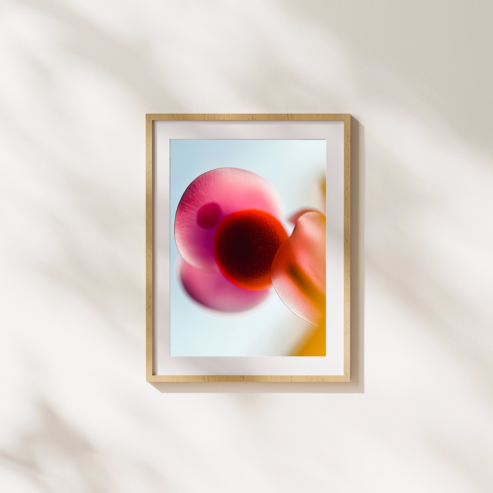 Flower Macro Bold Colors Fine Art Print poster | Floral Wall Art