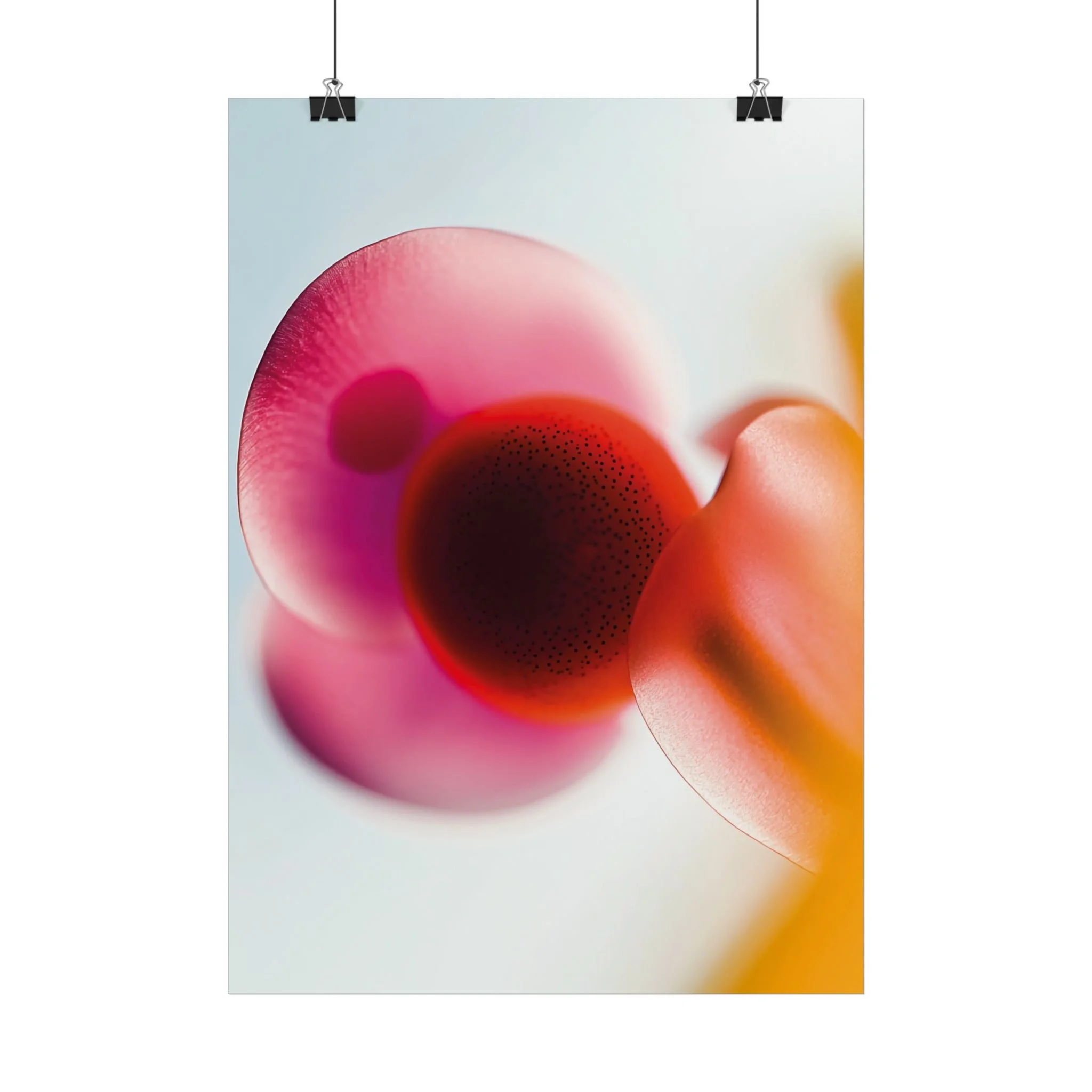 Flower Macro Bold Colors Fine Art Print poster | Floral Wall Art