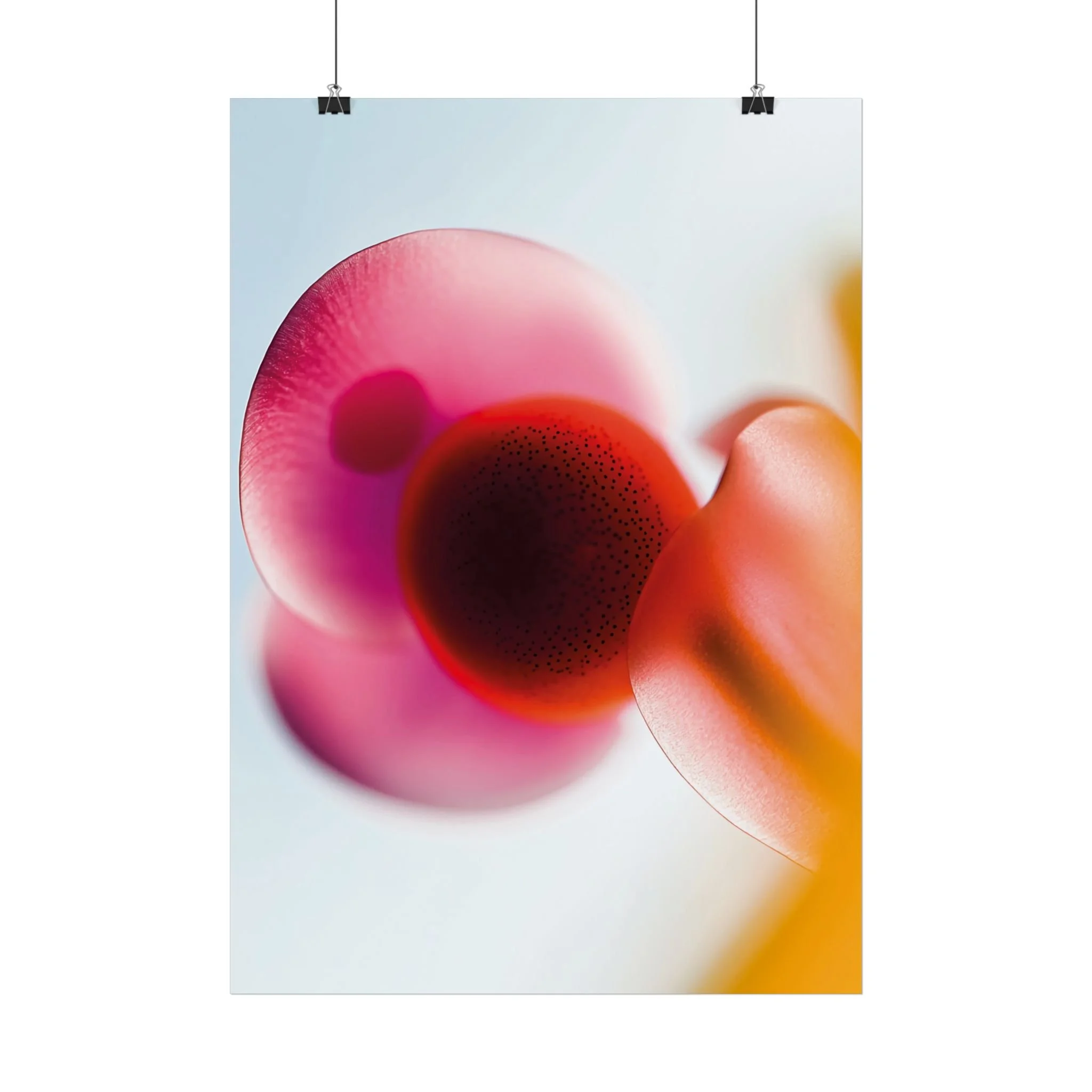 Flower Macro Bold Colors Fine Art Print poster | Floral Wall Art