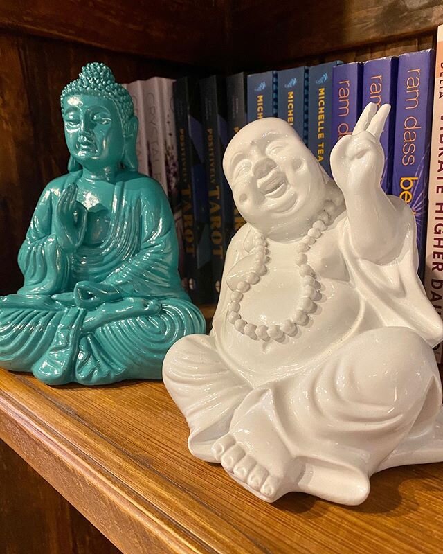 Spread some peace and love today! 
Just a reminder we still are doing curbside and shipping! 
#buddah #zen #peace #love #thegroovycoop #happyhippies