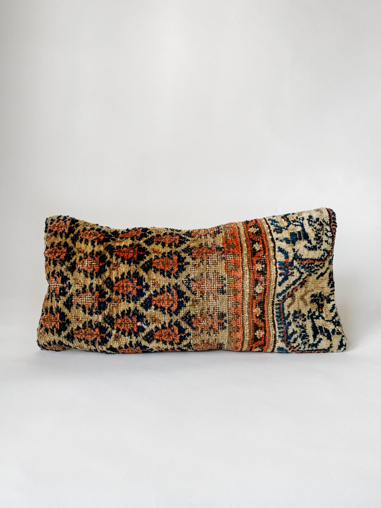 Vintage Rug Lumbar Pillow no. 53