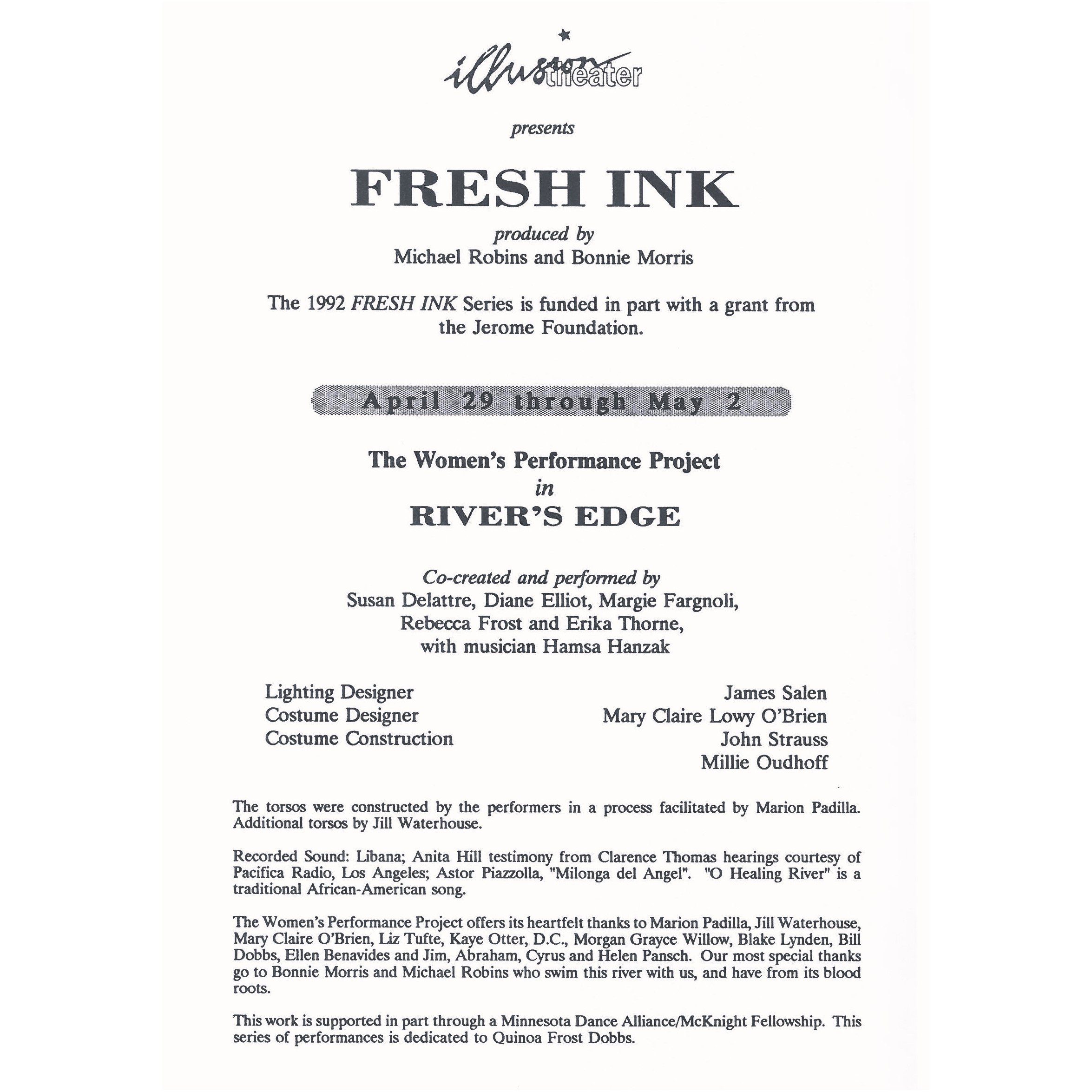 1992 - Fresh Ink - River's Edge