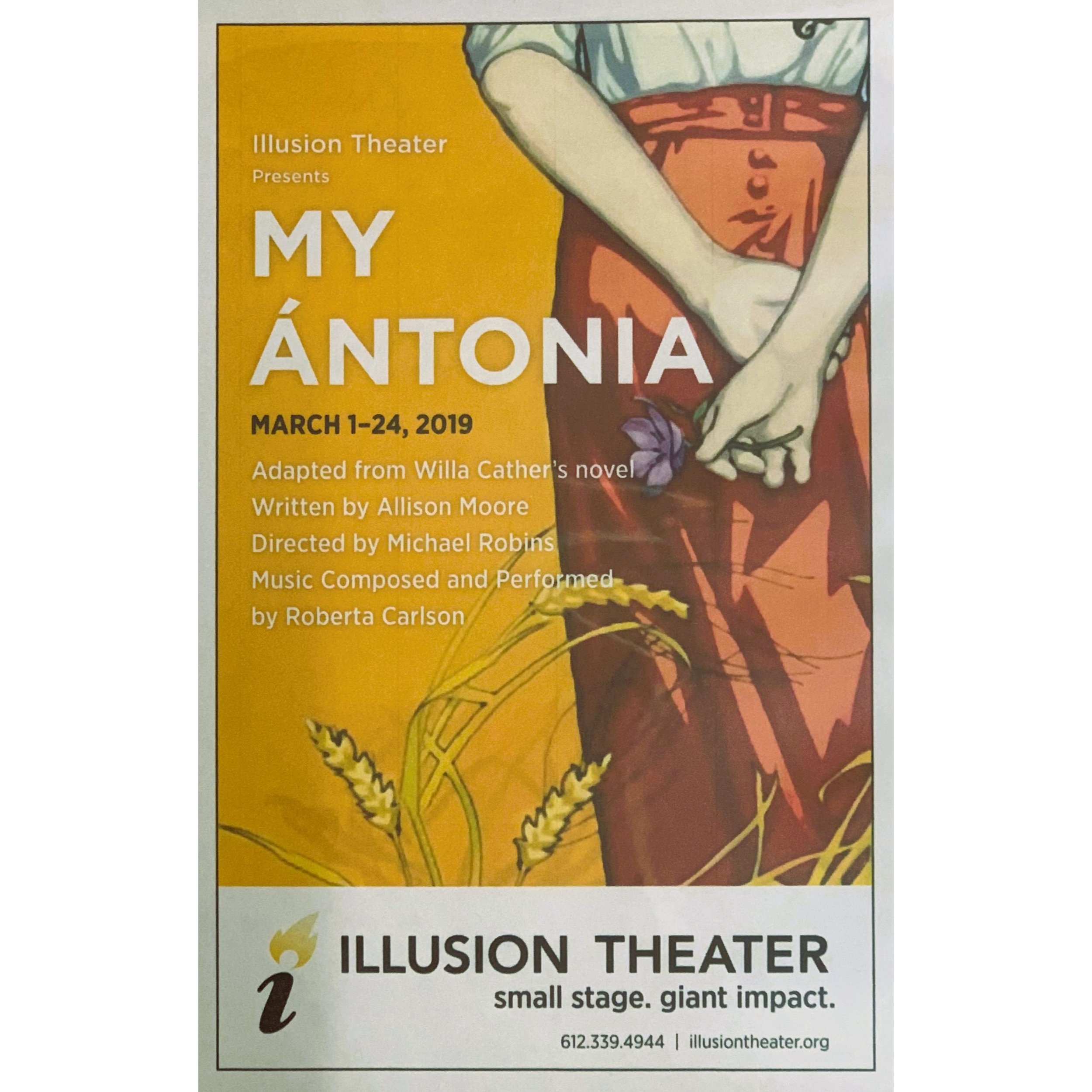2019 - Willa Cather's My Antonia