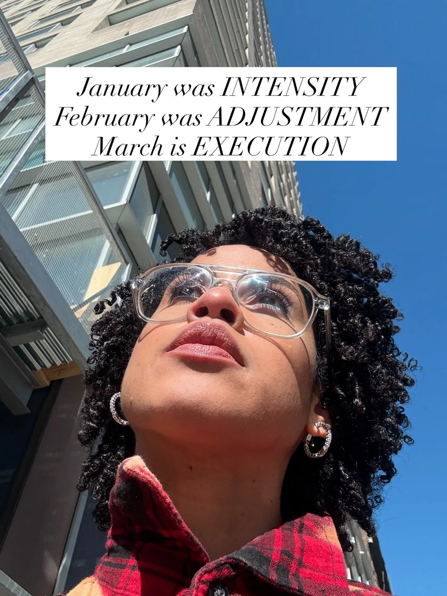 I have not filmed much lately because these slushy streets have made it a little tricky 😅

But as we move into March, I want to share something I see happen every year.

January often becomes a heavy reset. We set ambitious goals, raise the intensit