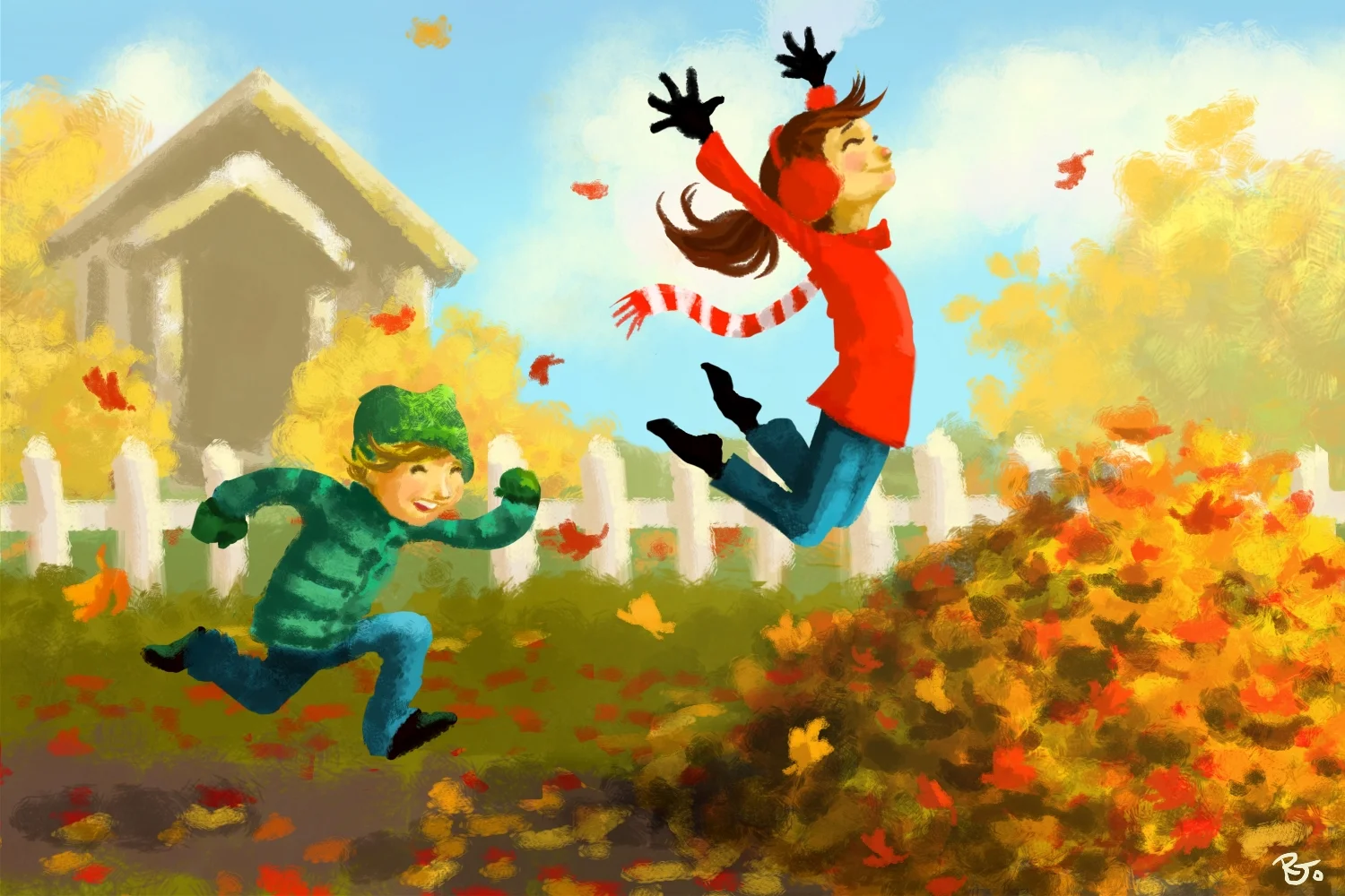 Brisk Air and Fluffy Leaves!