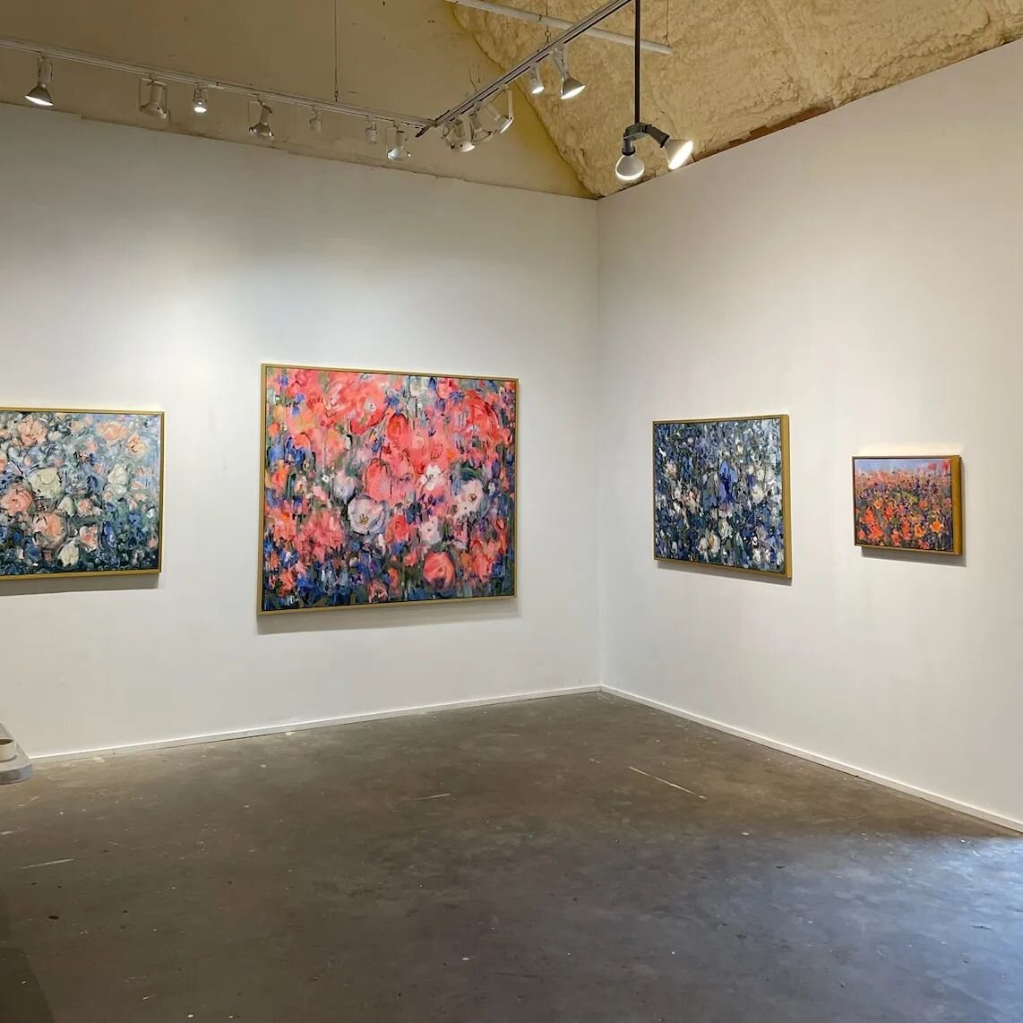 Here's a sneak peek of &quot;Yo Soy la Tierra: New Paintings by Chanel Kreuzer&quot; opening tomorrow night from 7-10 
We are so excited to bring you this talented and exciting painter in her first solo show!
..
..
#art #artopening #artwork #landscap