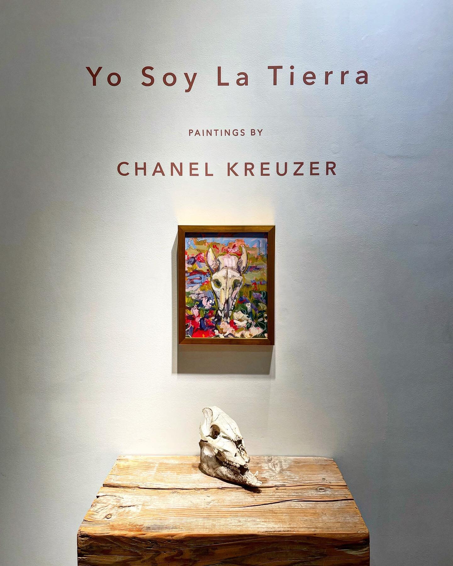 We can&rsquo;t wait to connect with you warming up by the fire and these beautiful works by @chanelkreuzer_art . Tonight 4/7 at 3411 east 5th 7-10pm