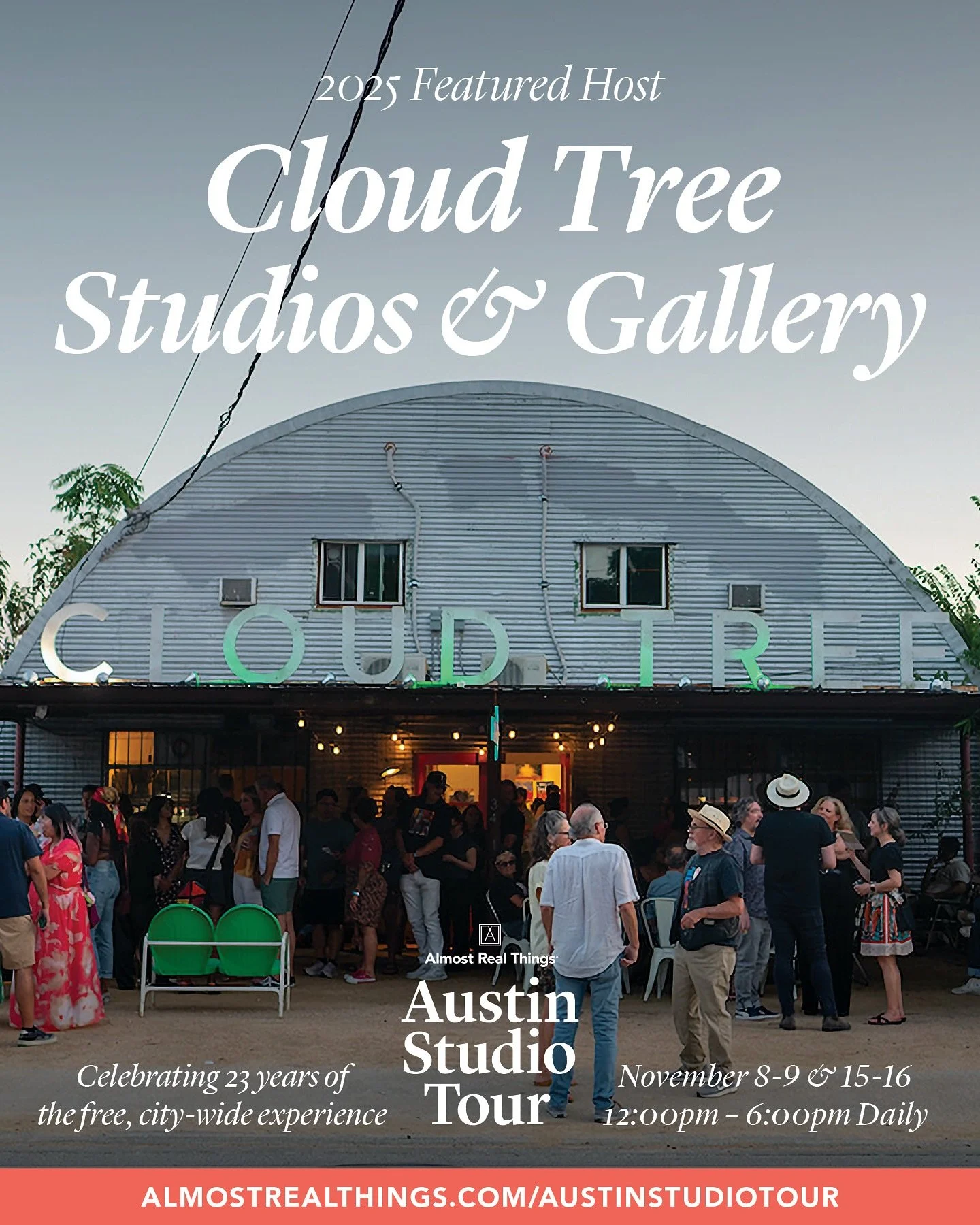 We are officially in for the Studio Tour this year! So thankful that @almostrealthings is taking over and the tradition will live on.

Cloud Tree is hosting some supreme talent from the east side scene in a group show. The show will consist of works 