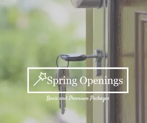 E arn FAIRY TIME when you book a Spring Opening Package AND any Signature Shopping Service. Offer ends May 15th. 