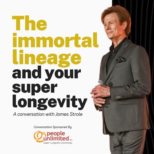 Join us this Friday Nov 17th at 6pm MST in person or online for a powerful time together delving into our immortal lineage with James Strole.

Register free of charge here 👉 https://peopleunlimitedinc.com/reserve

Looking forward to connect with you
