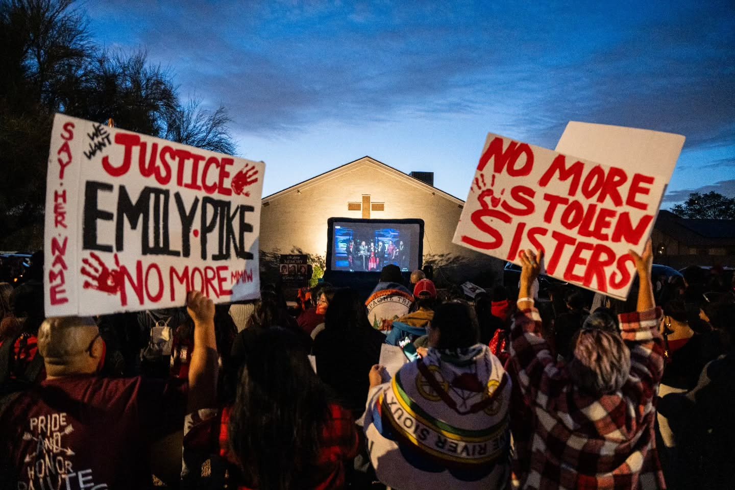 On March 6th, a candlelight prayer vigil was held at Encounter AZ Church to honor the life of Emily Pike, a 14-year-old Apache girl whose partial remains were tragically found in garbage bags along a remote Arizona highway in February.

The community