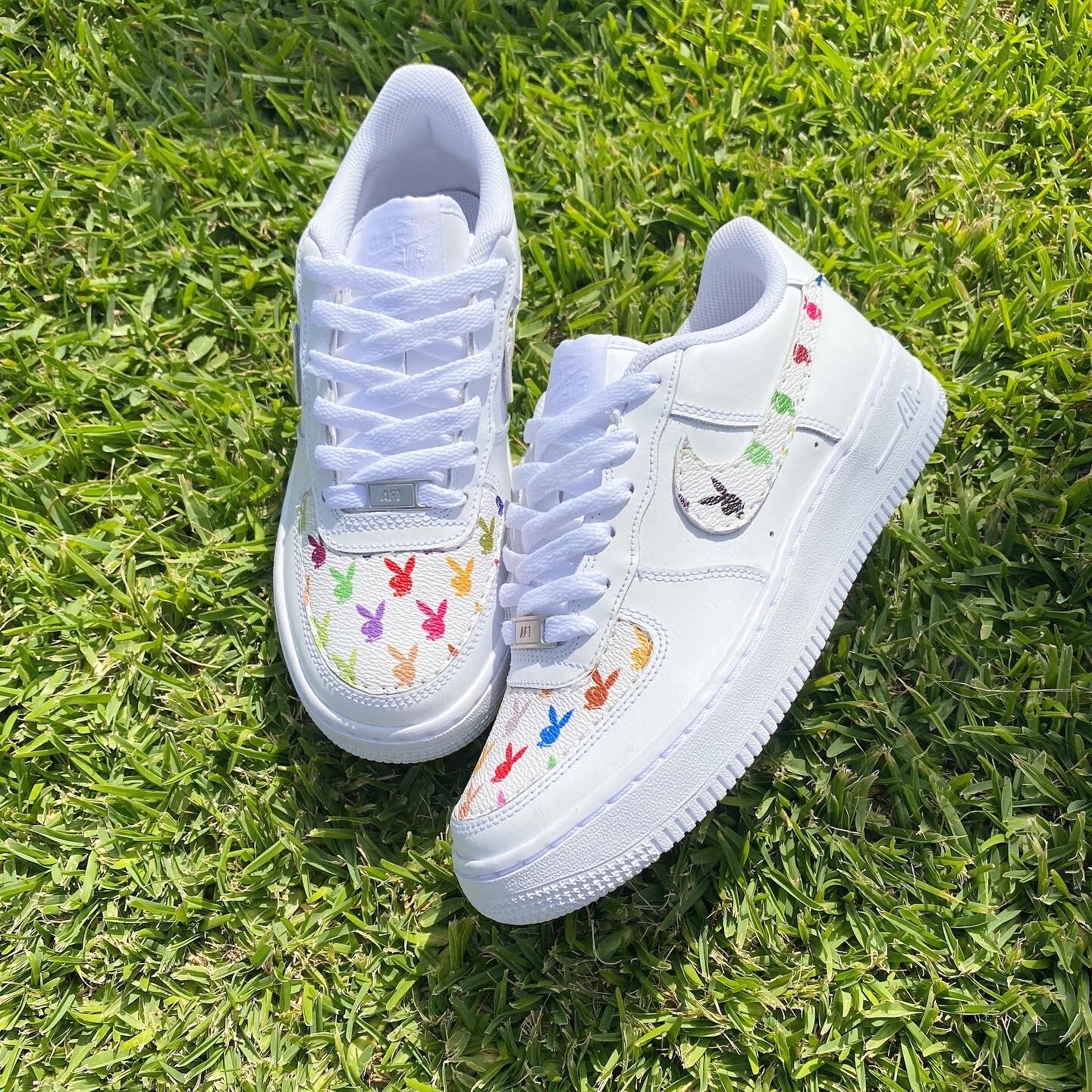 custom rainbow air force 1