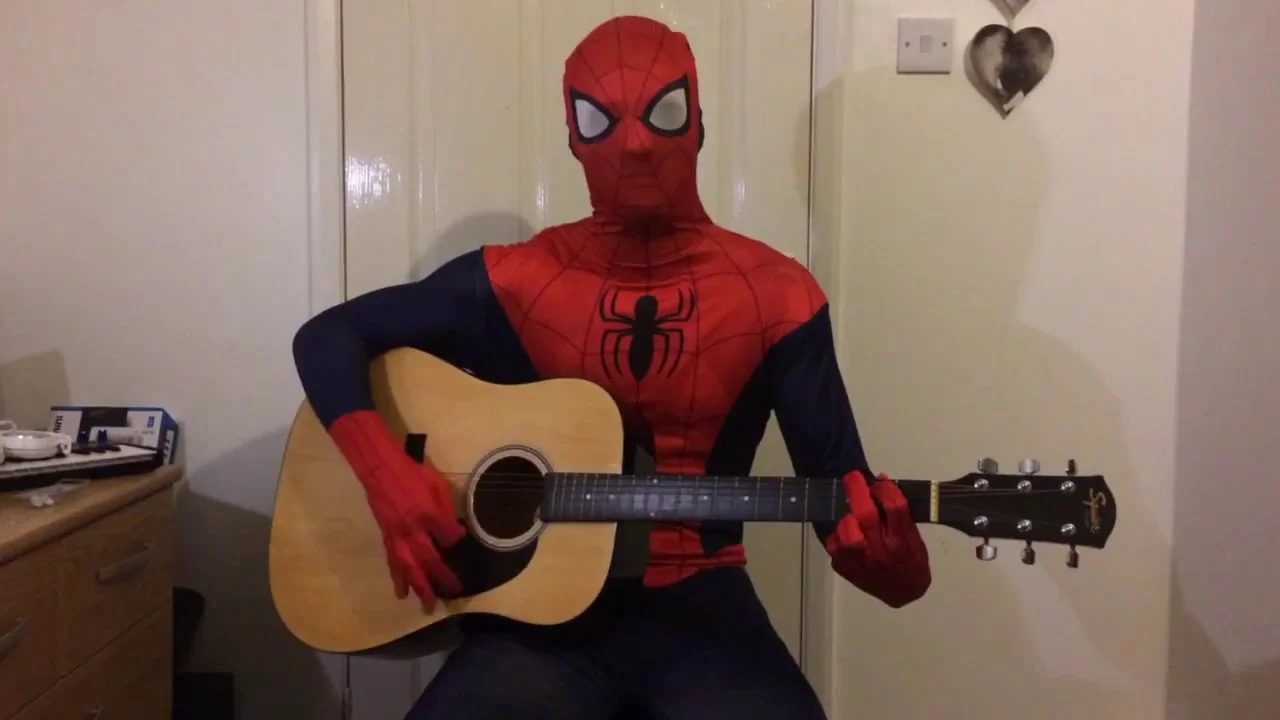 this is what happens when you google “spiderman with a guitar” anyway, here’s spiderweb