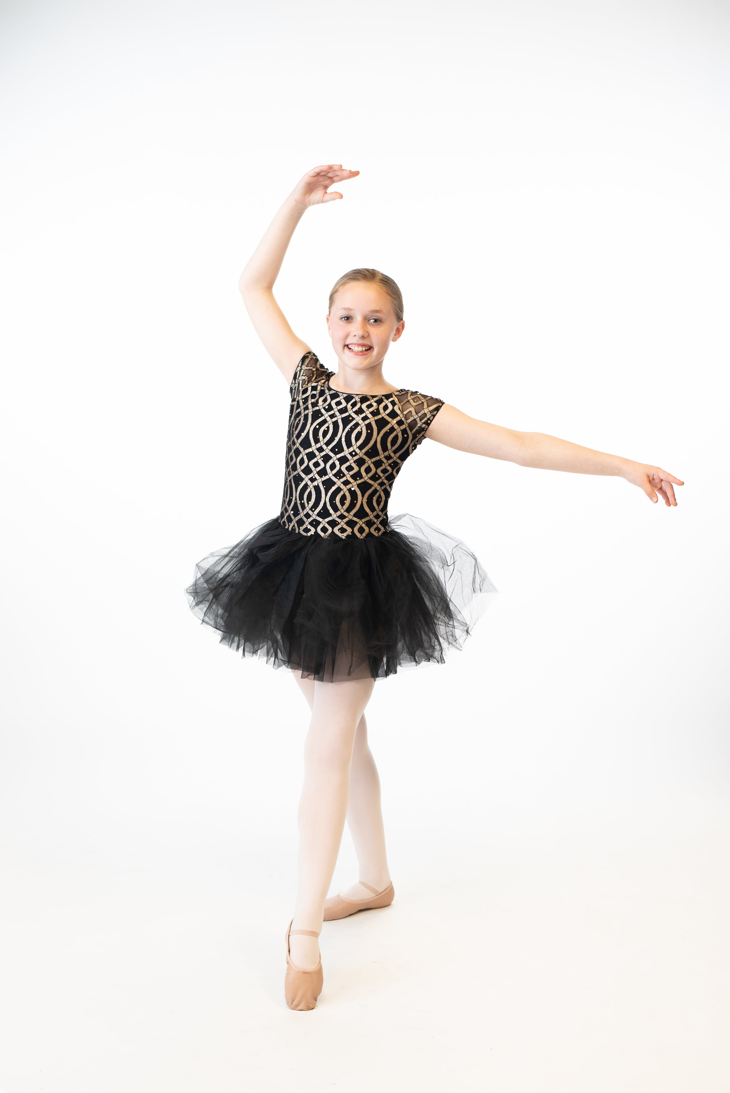 Dance Class Gold Ballet Flat K Toddler/Little Kid/Big Kid Gold Ballet 