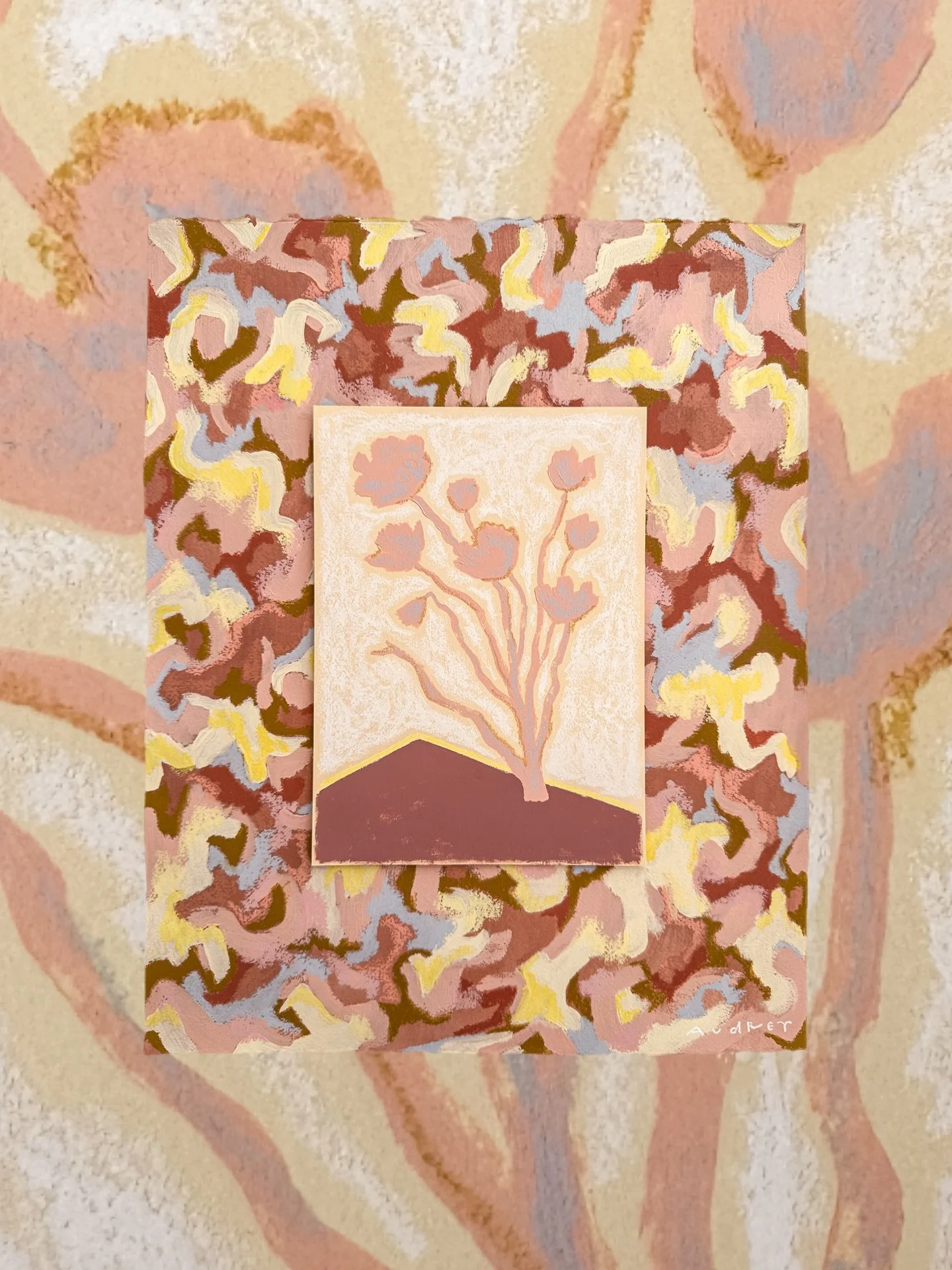 As the fall season is upon us, it has me thinking of this piece. I absolutely loved creating her. The palette is everything I want fall to feel and look like&hellip;sipping a glass of Pinot, a hot cider in the cool crisp air, while on the porch as th