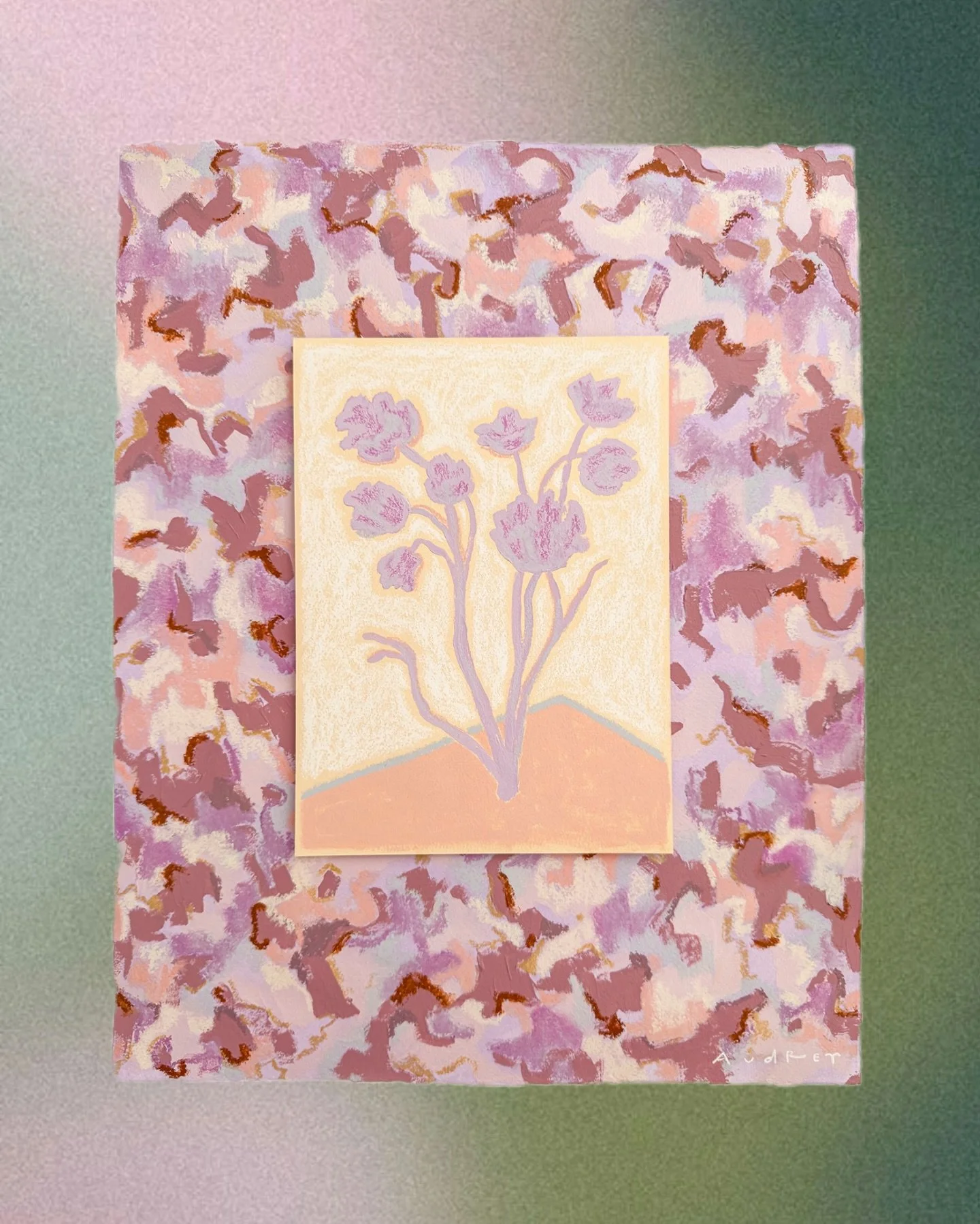 Violets > roses. She&rsquo;s for my violet, lilac, lavender + poetry loving beauties. 💜

&lsquo;Curiosities en Blume, No. 3&rsquo;
16 x 20 // Mixed media on archival papers

Available online with @thecampbellcollective 

- ✿ -

audreygore.com

Or