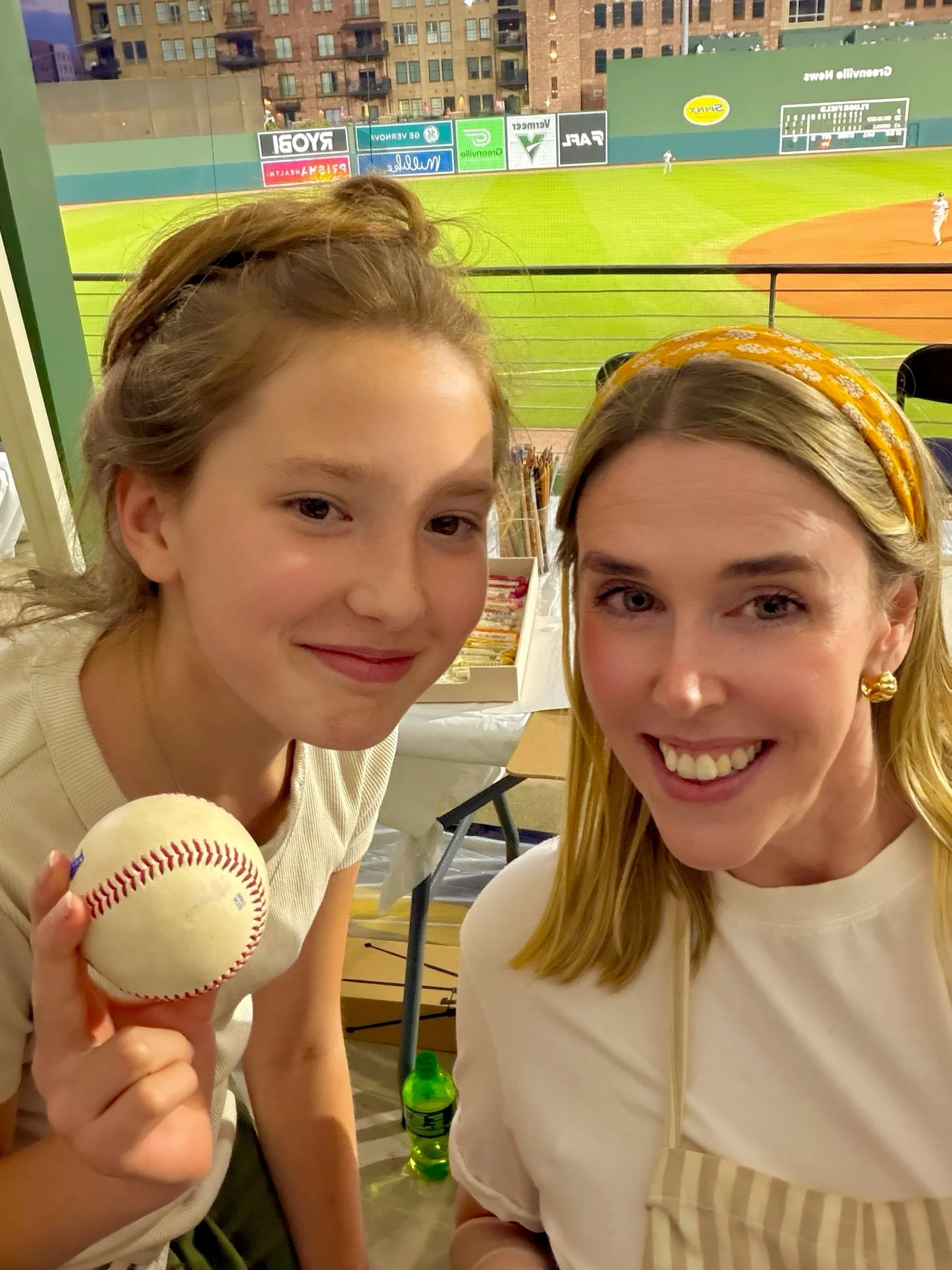 Thank you to @macartscouncil and @greenvilledrive for having me as one of the three featured artists at their first Art in the Park event last week! Such a beautiful way to bring baseball and art together for our community. ❤️ Truly a joyful way for 